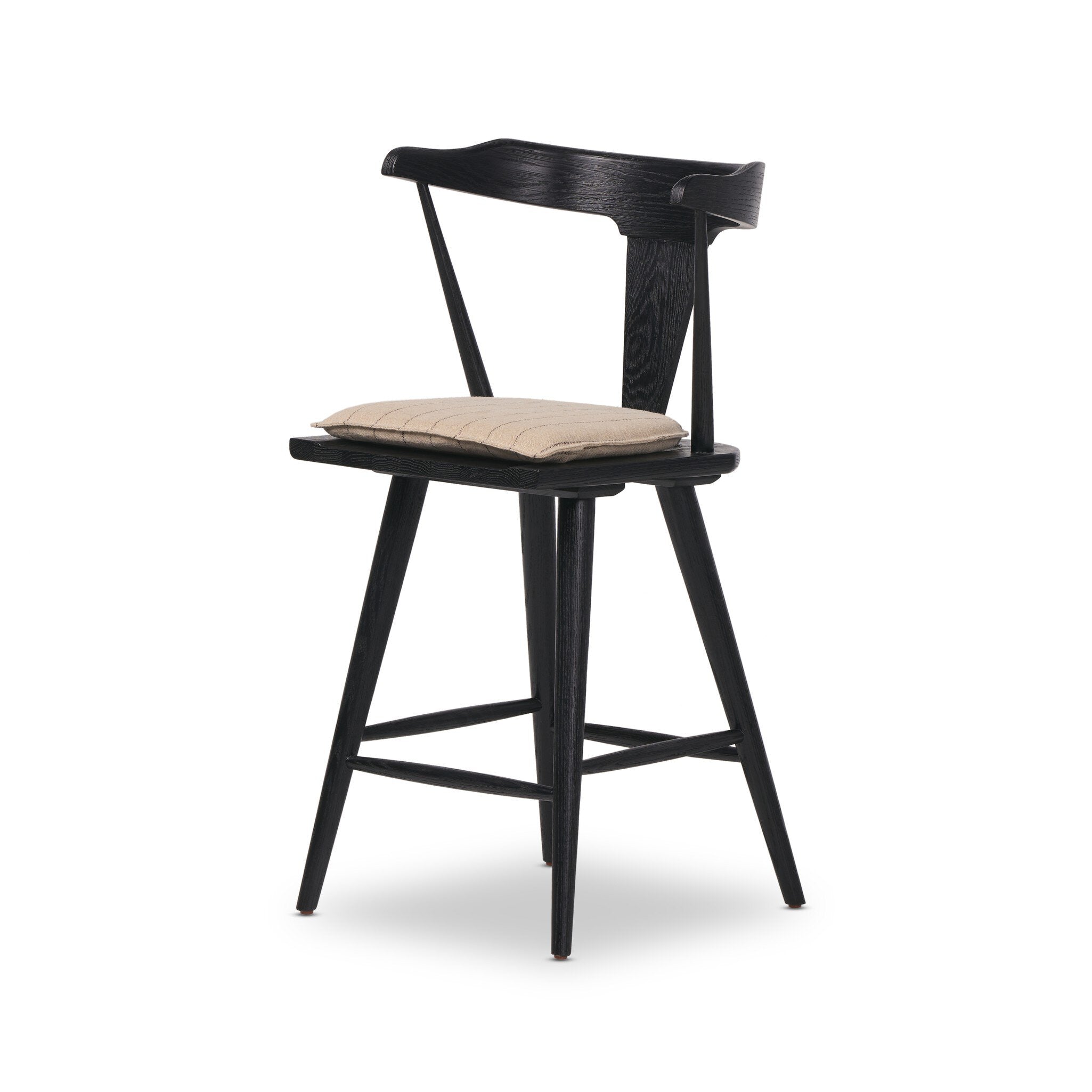 Rory Bar + Counter Stool - Black Oak