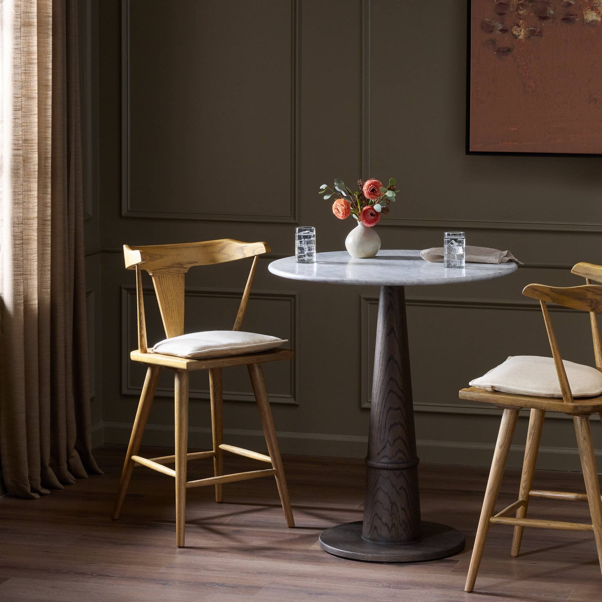 Rory Bar + Counter Stool - Sandy Oak