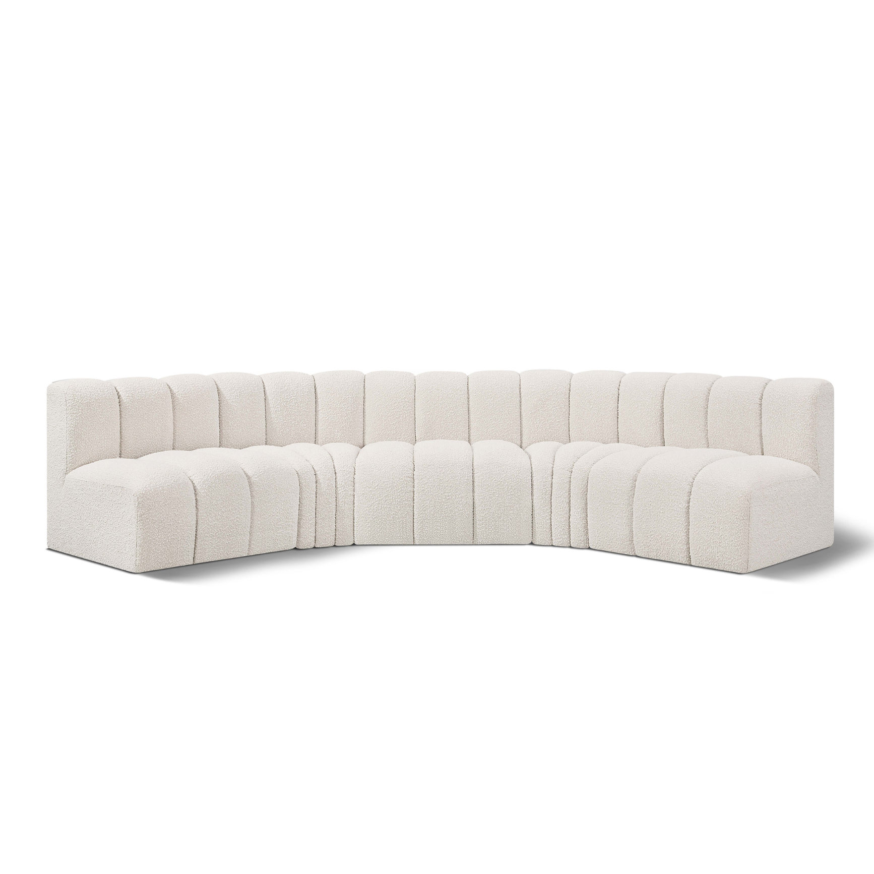 Arcelle Boucle 5pc Modular Sectional