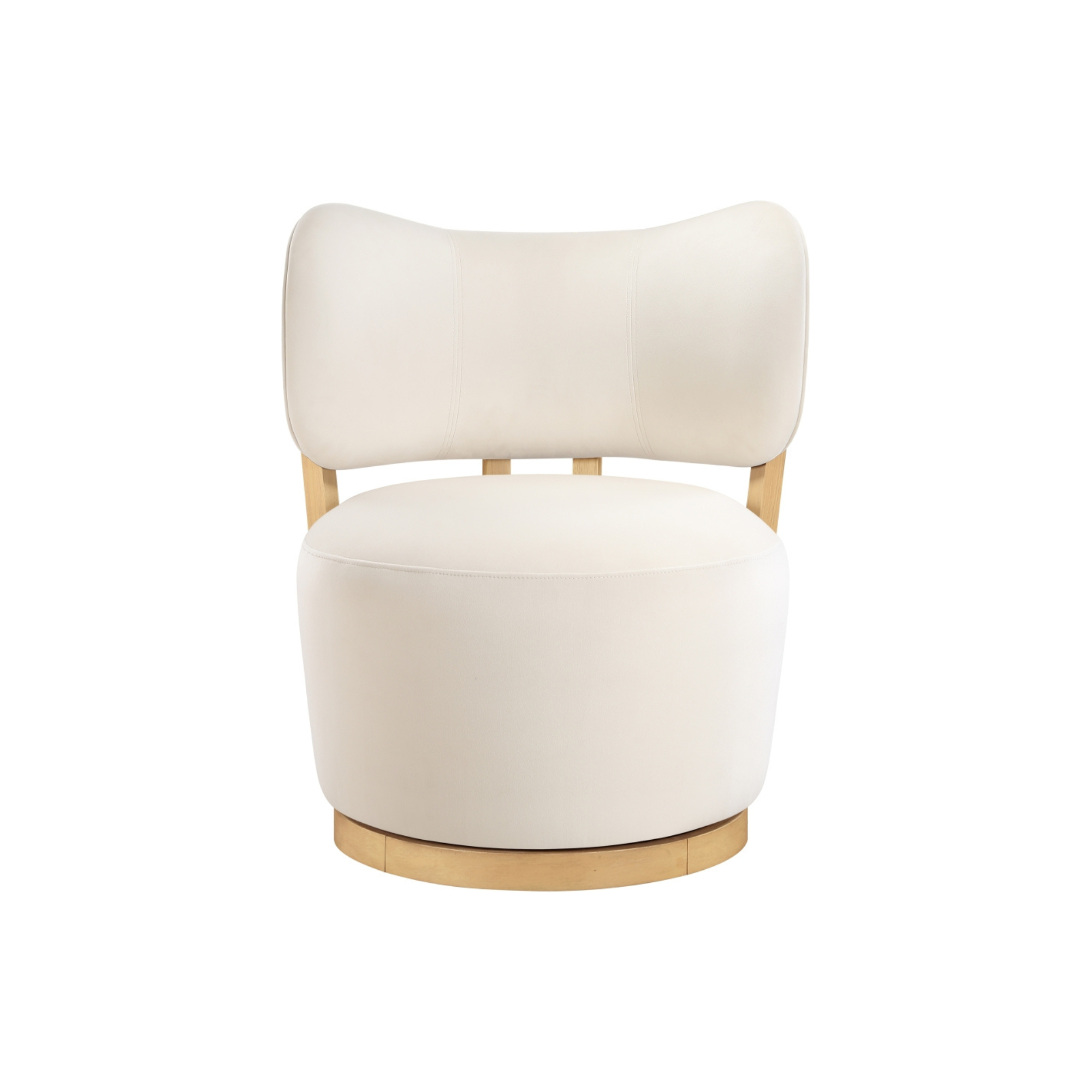 Velara Velvet Swivel Chair