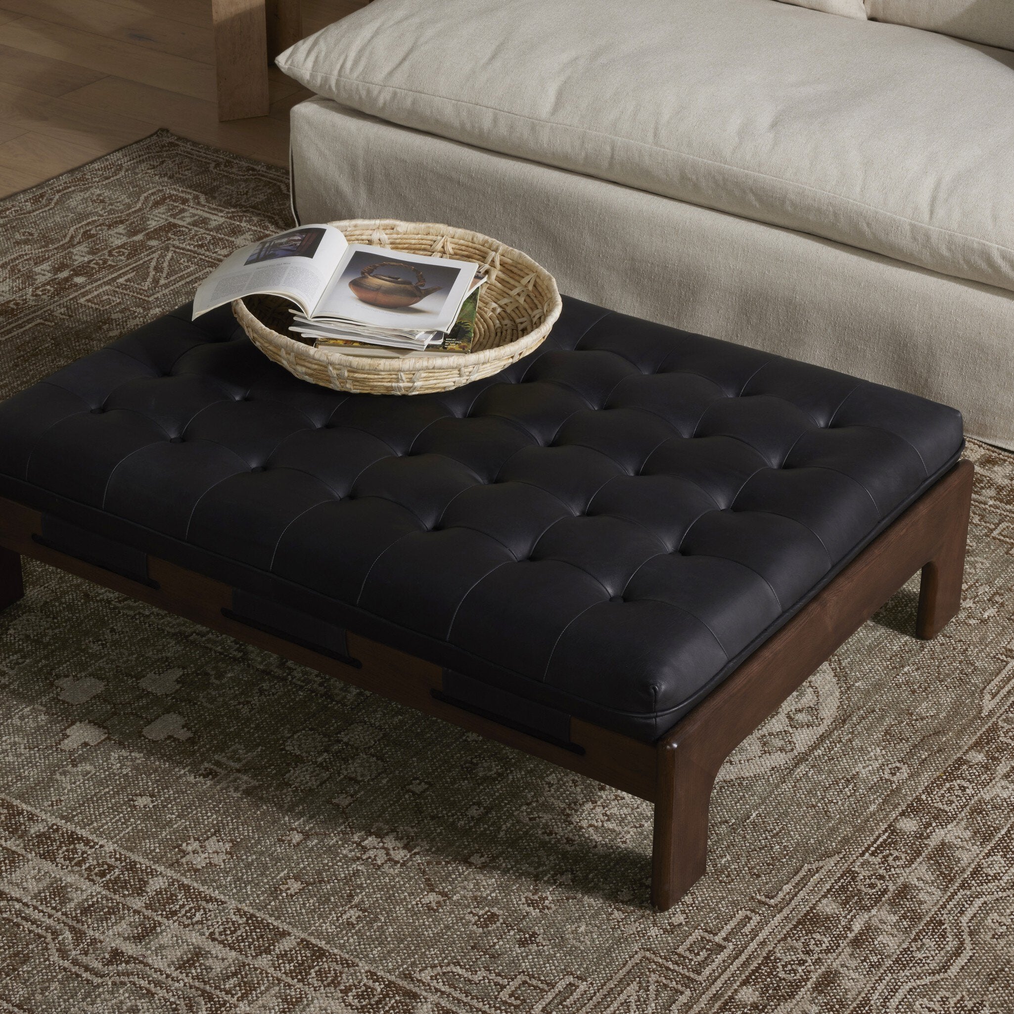 Jackson Cocktail Ottoman - StyleMeGHD - Ottomans, Benches + Poufs