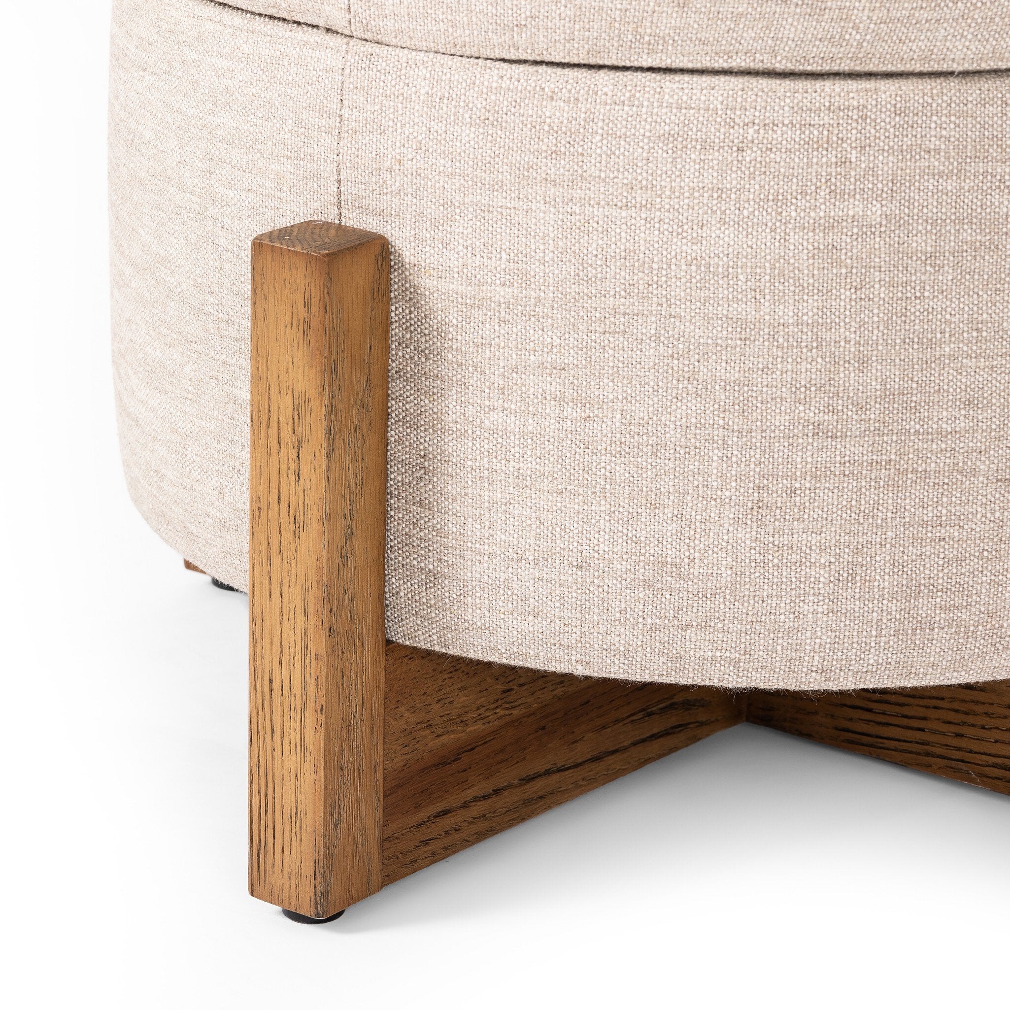 Benny Storage Ottoman - Alcala Wheat - StyleMeGHD - Ottomans, Benches + Poufs