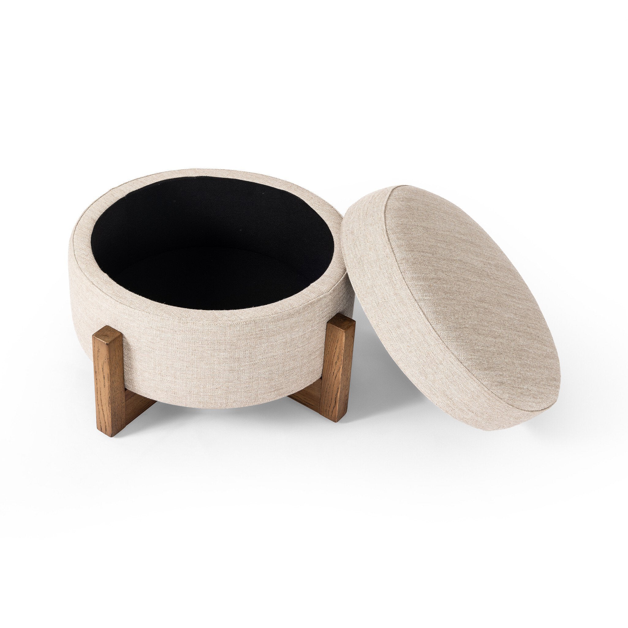 Benny Storage Ottoman - Alcala Wheat - StyleMeGHD - Ottomans, Benches + Poufs