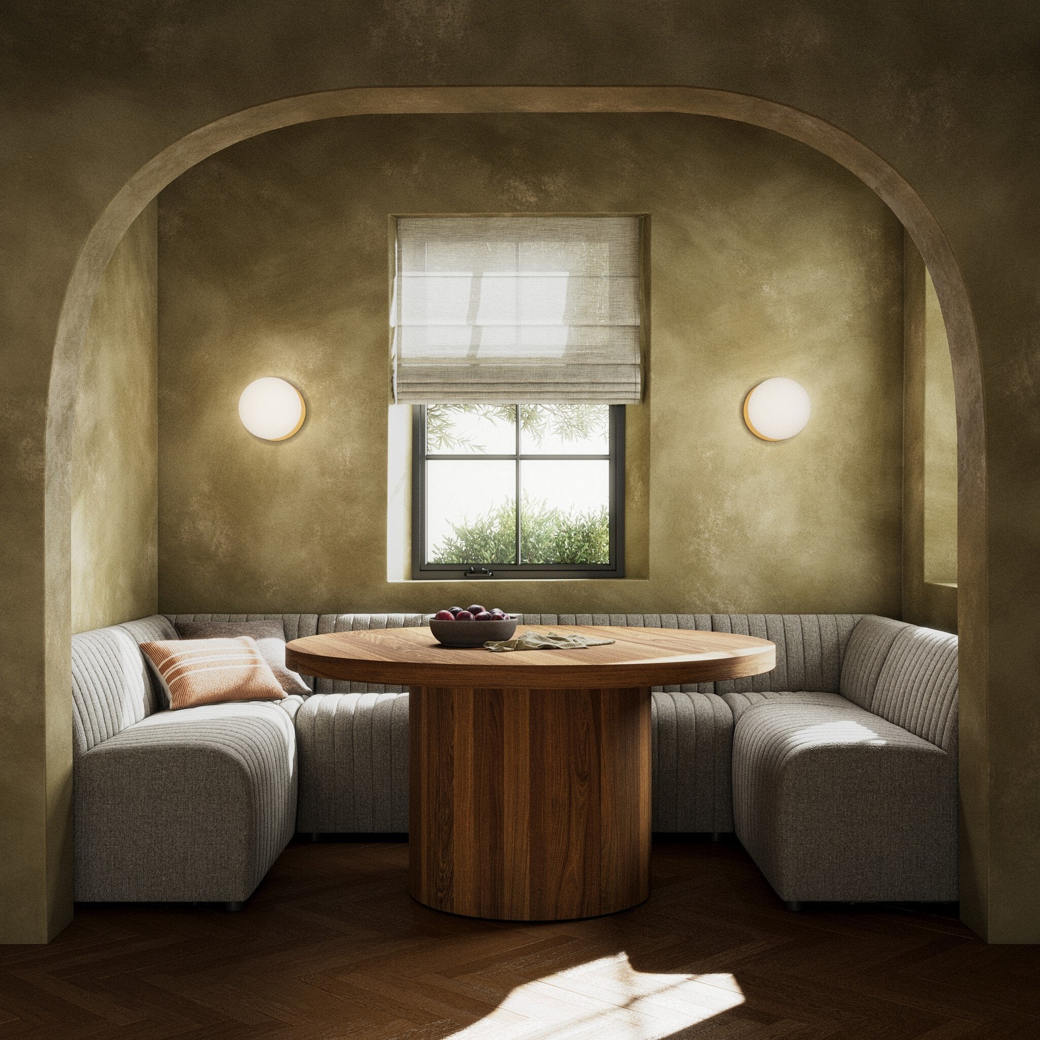 Augustine Dining Banquette, U Shape-Dining Chairs-StyleMeGHD