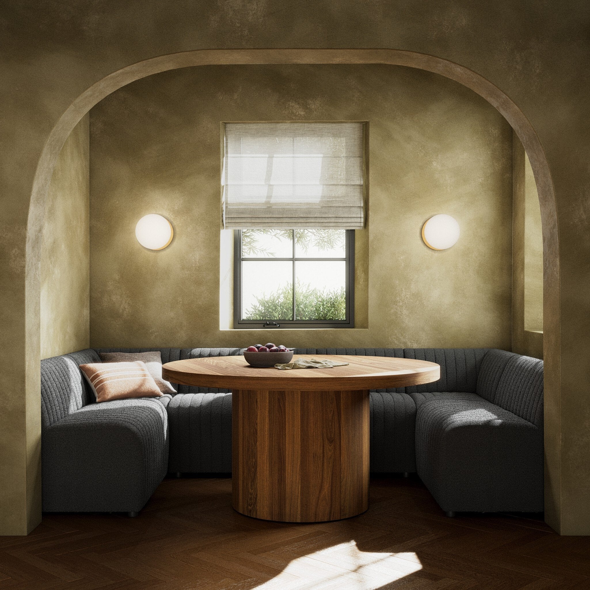 Augustine Dining Banquette, U Shape-Dining Chairs-StyleMeGHD