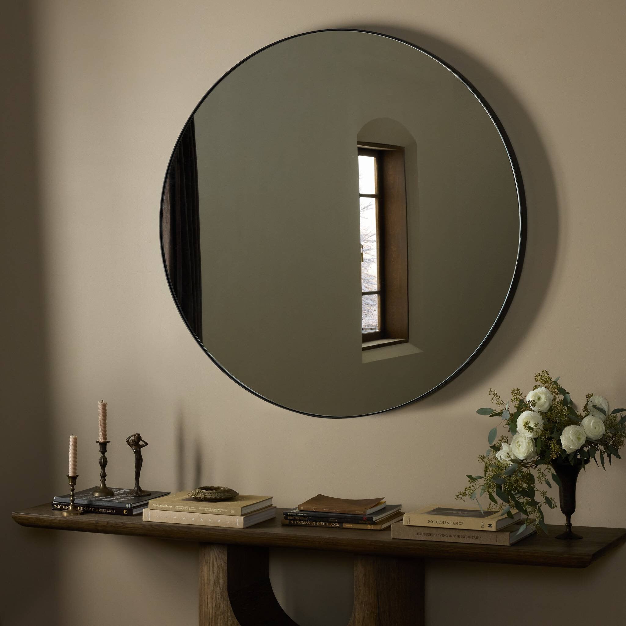 Georgina Round Mirror-Mirrors-StyleMeGHD