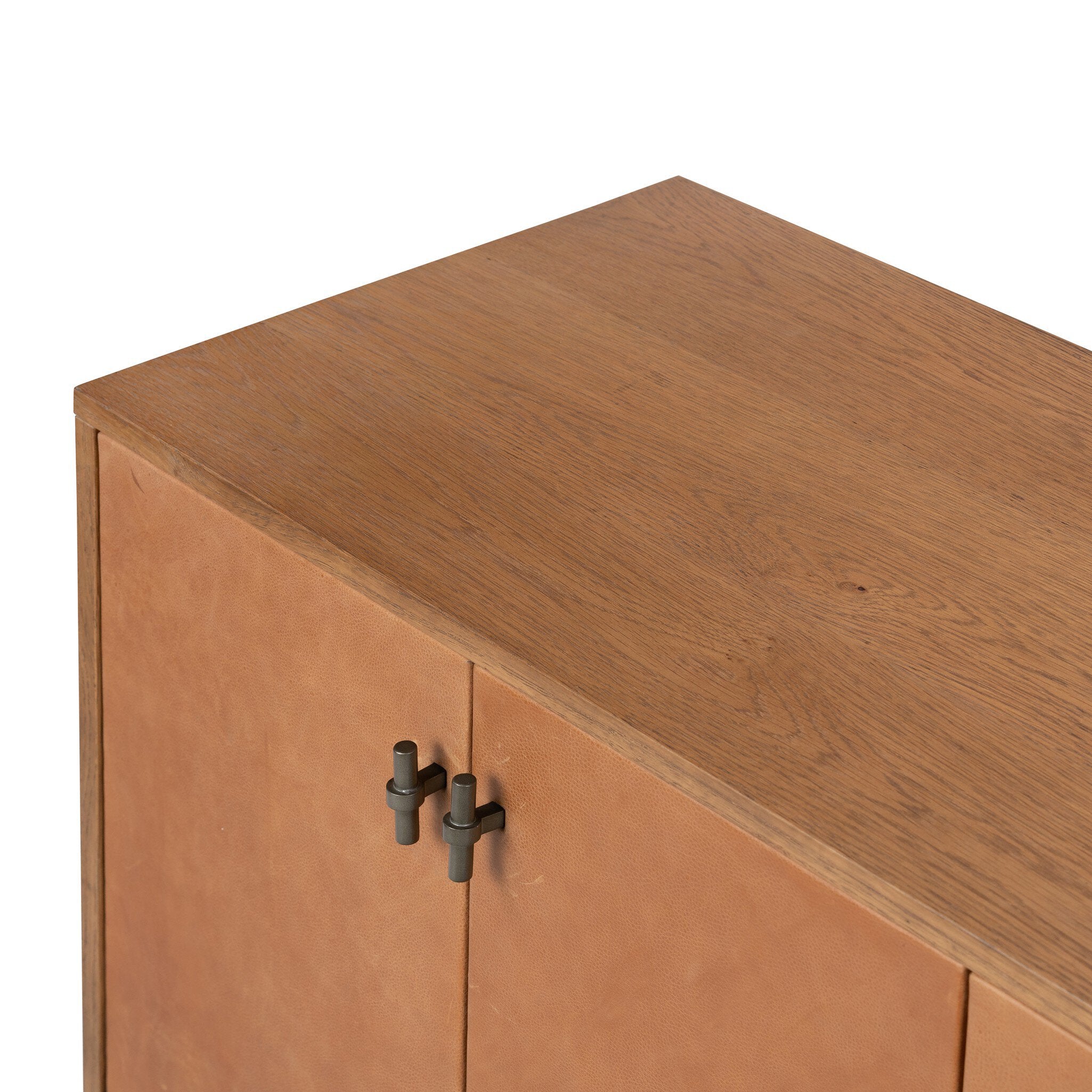 Penelope Media Console-Consoles + Sideboards-StyleMeGHD