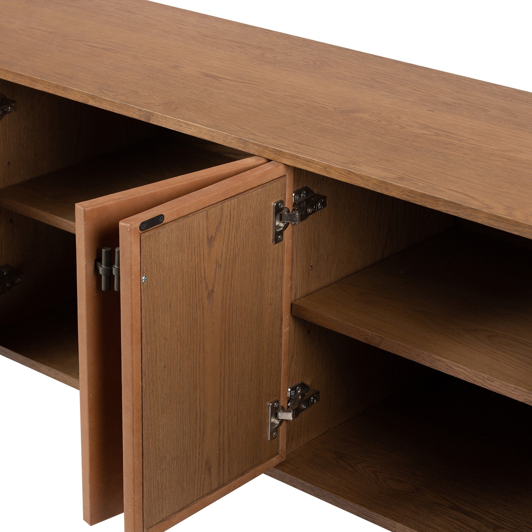 Penelope Media Console-Consoles + Sideboards-StyleMeGHD