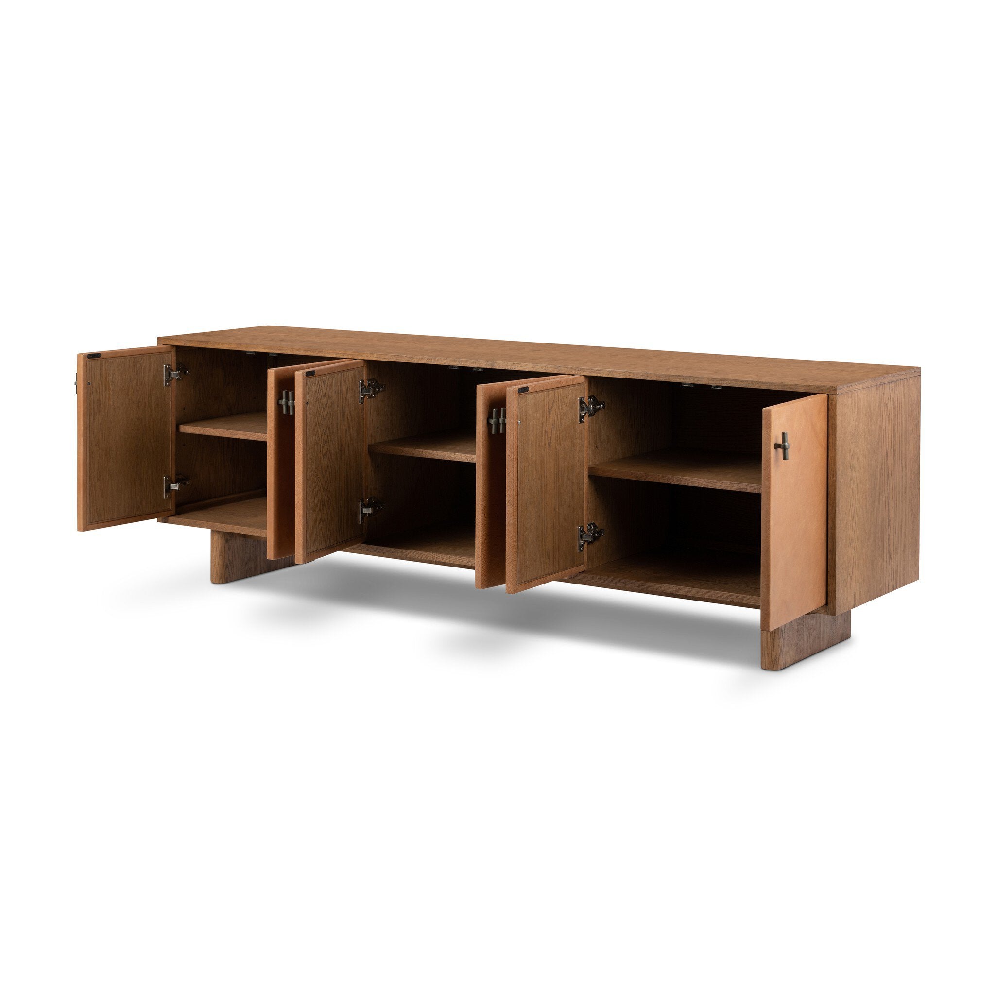 Penelope Media Console-Consoles + Sideboards-StyleMeGHD