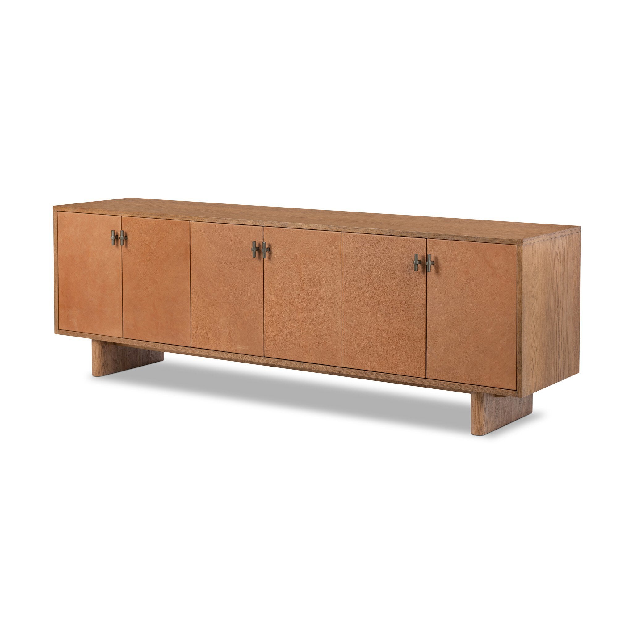 Penelope Media Console-Consoles + Sideboards-StyleMeGHD