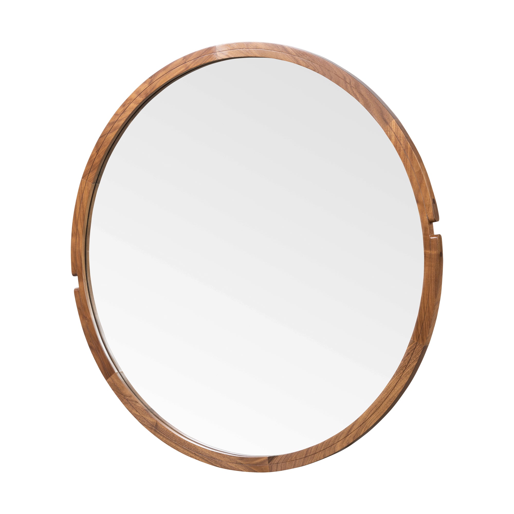Moore Round Wooden Mirror