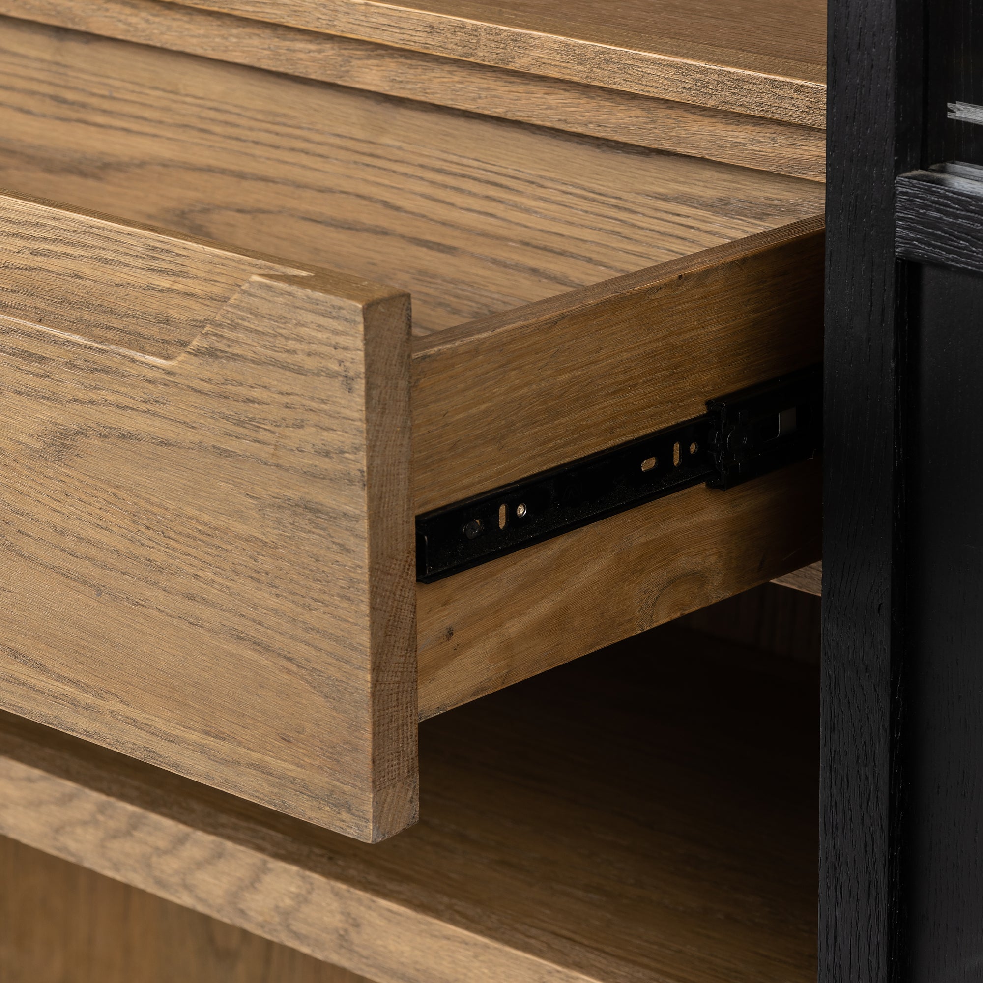 Millie Panel And Glass Door Cabinet-Cabinets + Bookshelves-StyleMeGHD