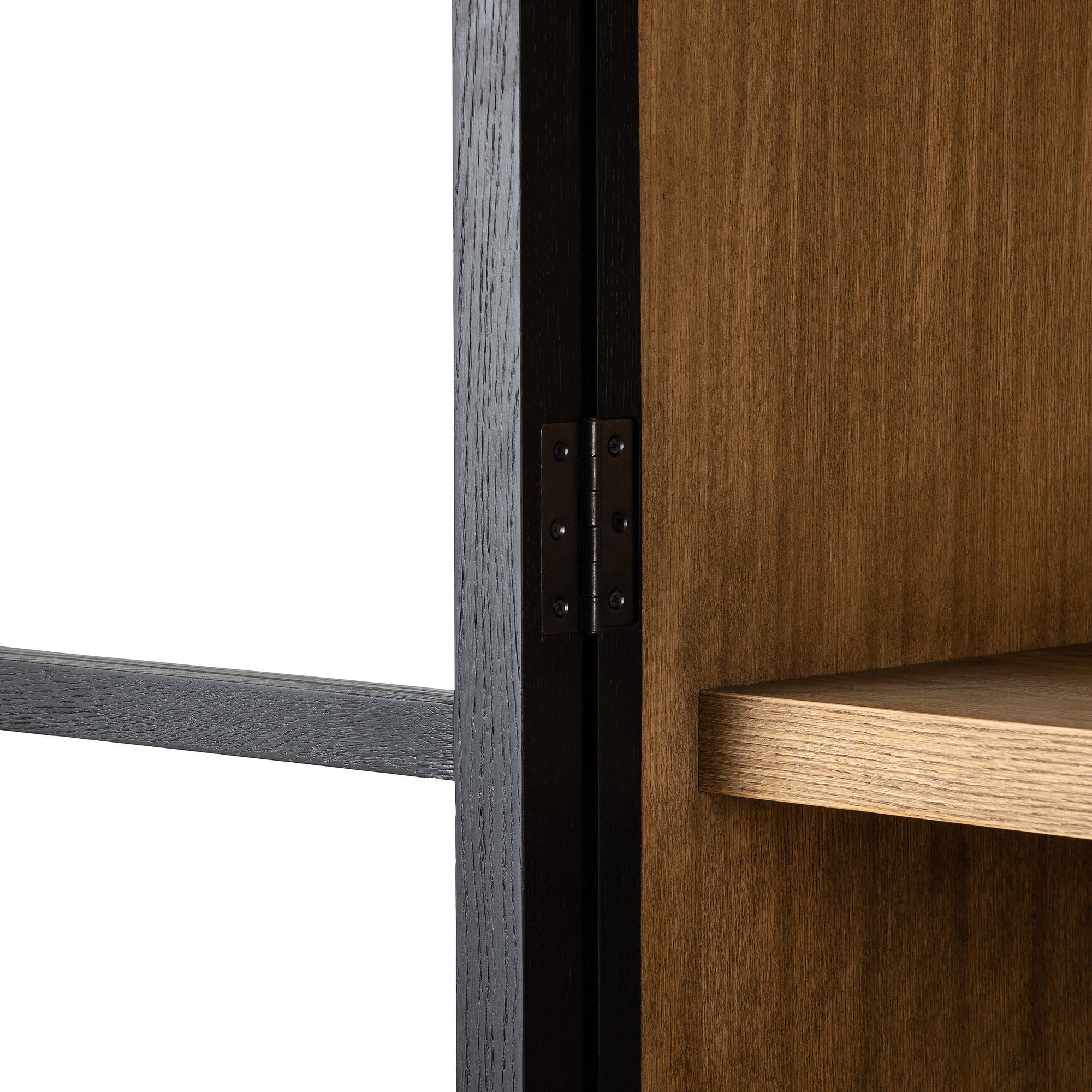 Millie Panel And Glass Door Cabinet-Cabinets + Bookshelves-StyleMeGHD