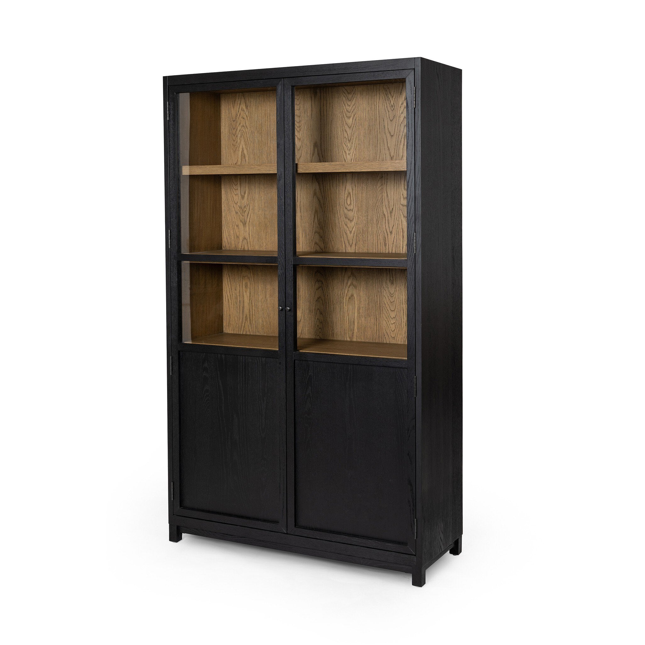 Millie Panel And Glass Door Cabinet-Cabinets + Bookshelves-StyleMeGHD