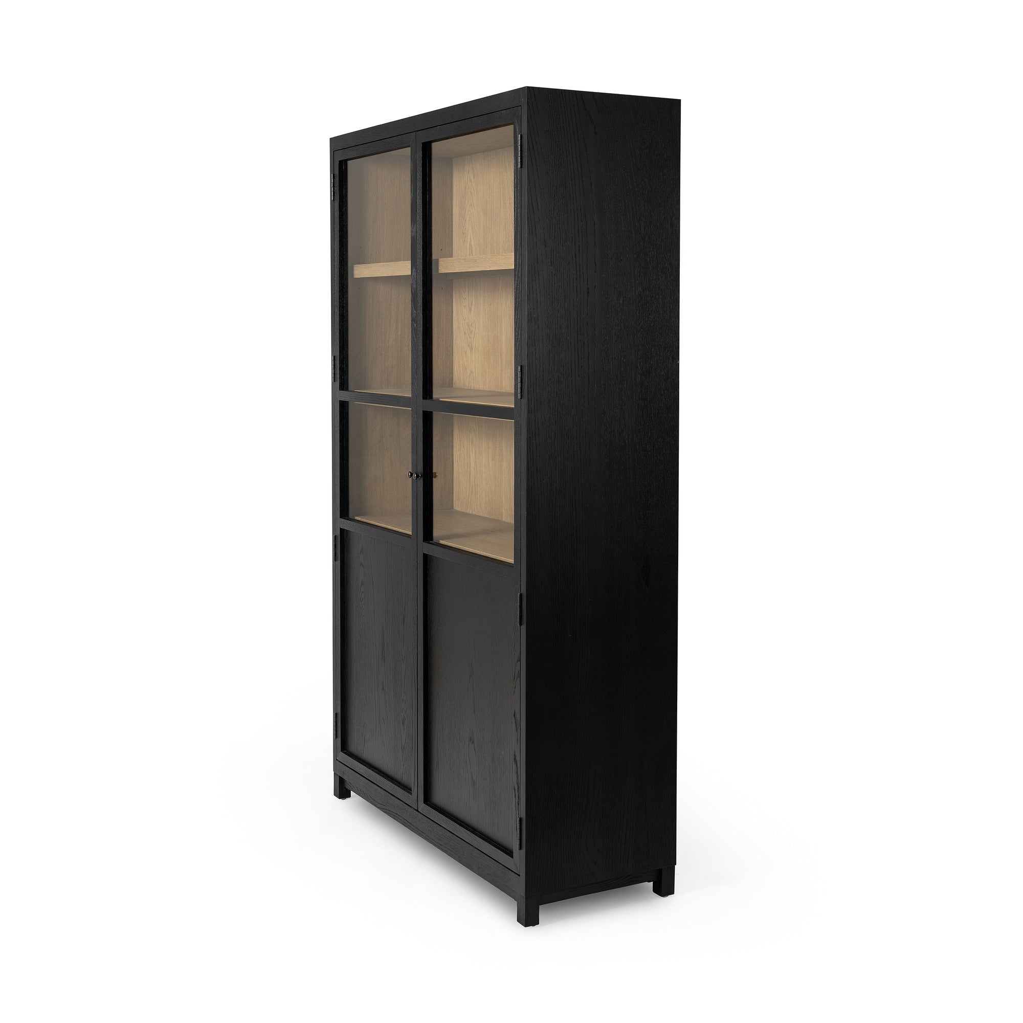 Millie Panel And Glass Door Cabinet-Cabinets + Bookshelves-StyleMeGHD