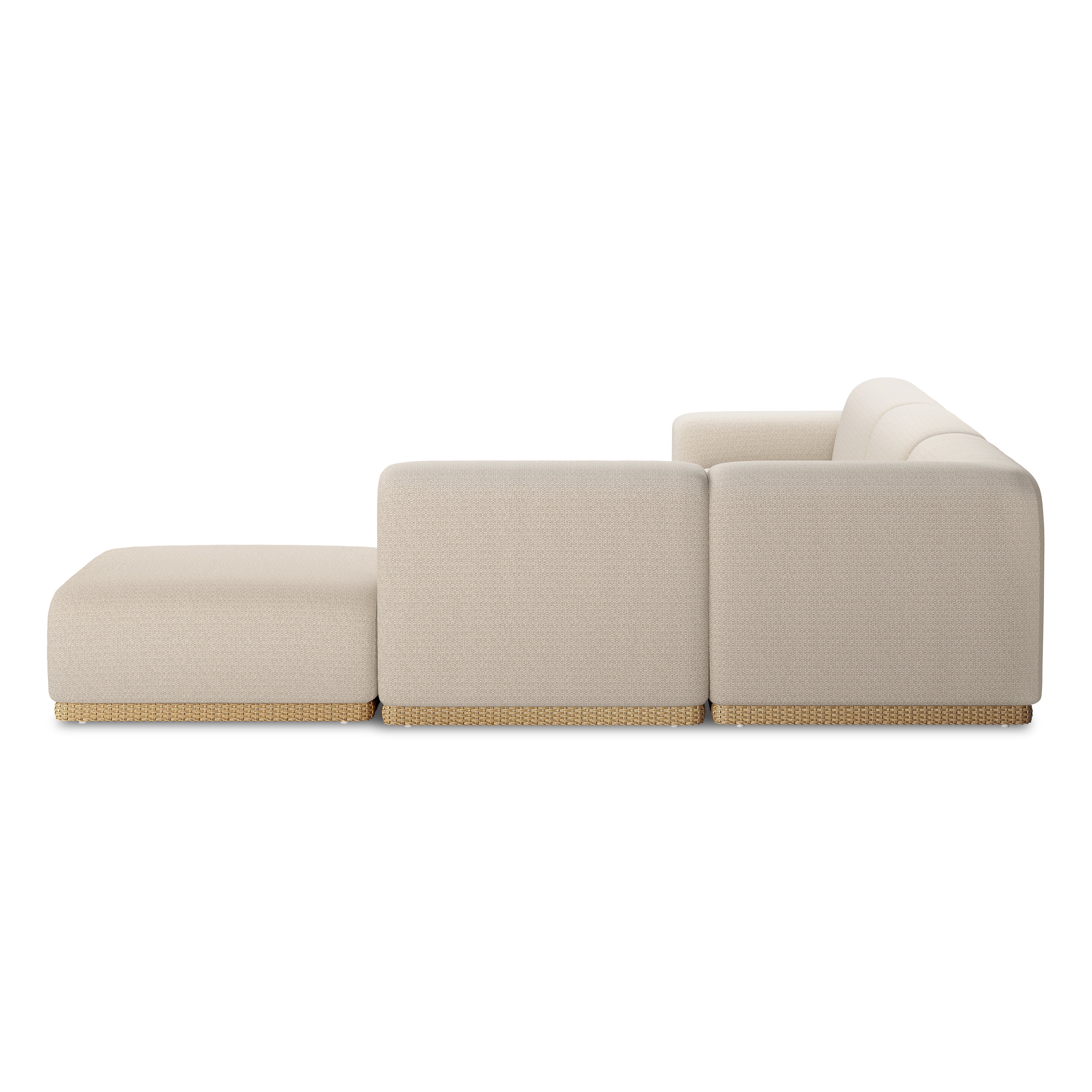 Nora Outdoor 4-Piece Sectional
