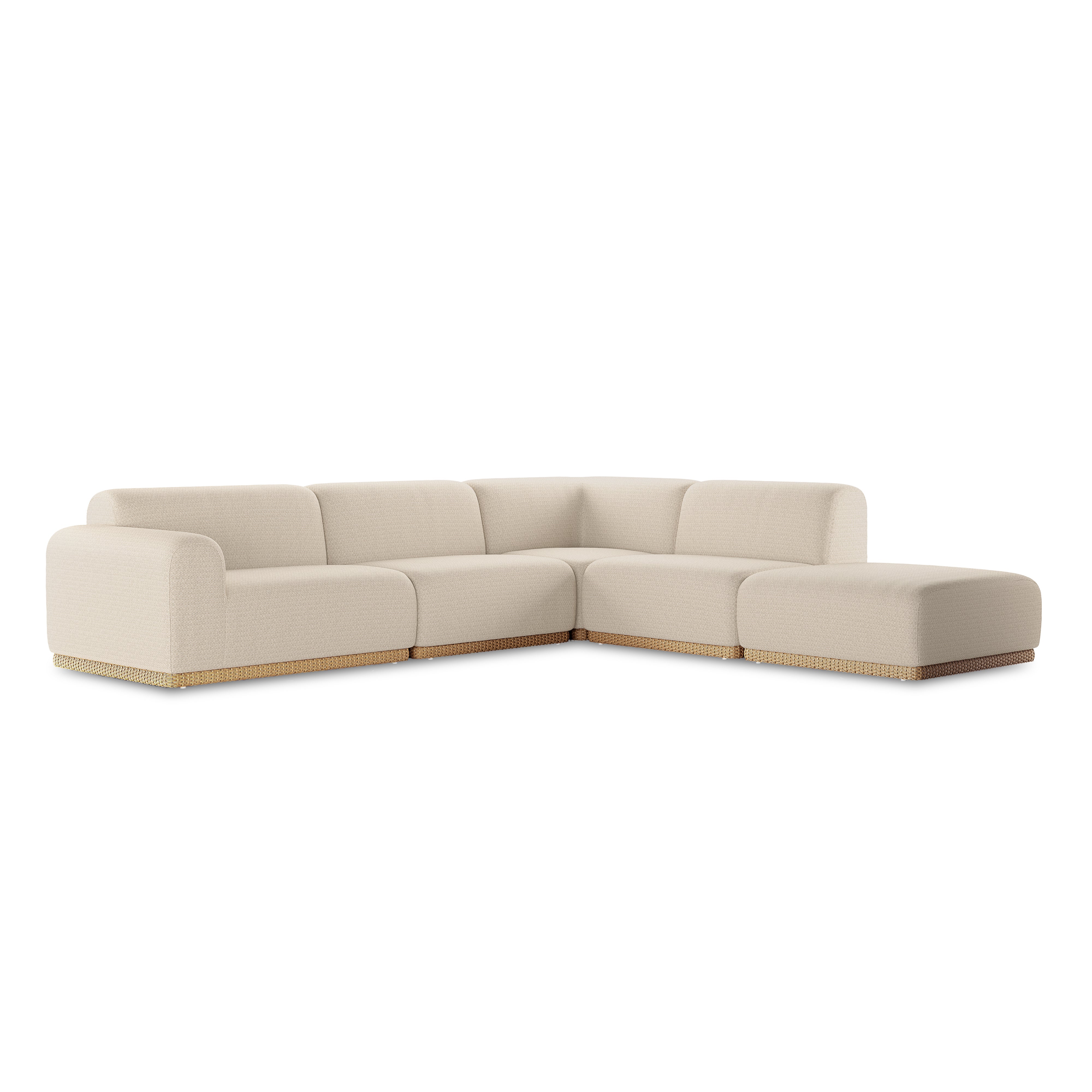 Nora Outdoor 4-Piece Sectional