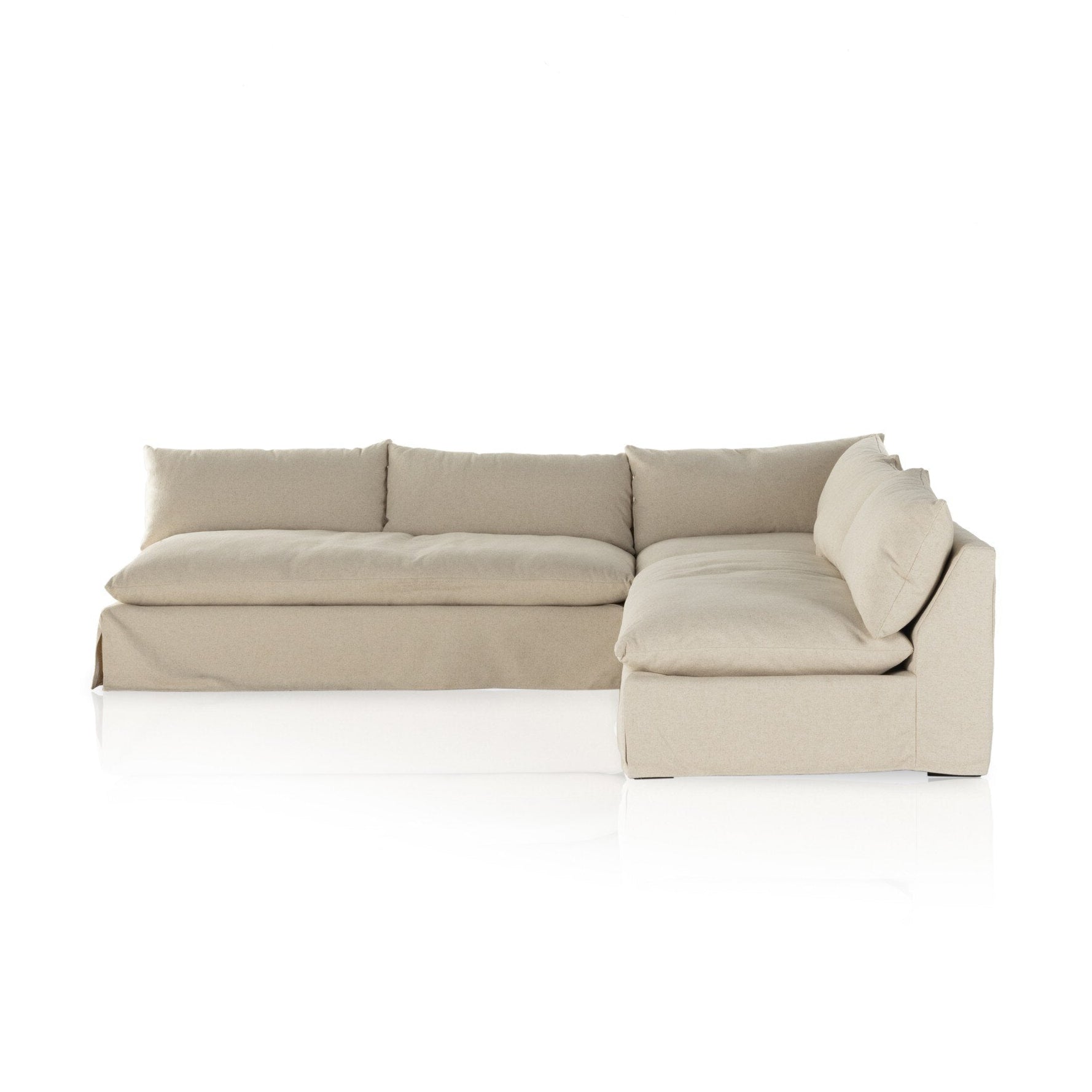 Grant Slipcover 3-Piece Sectional