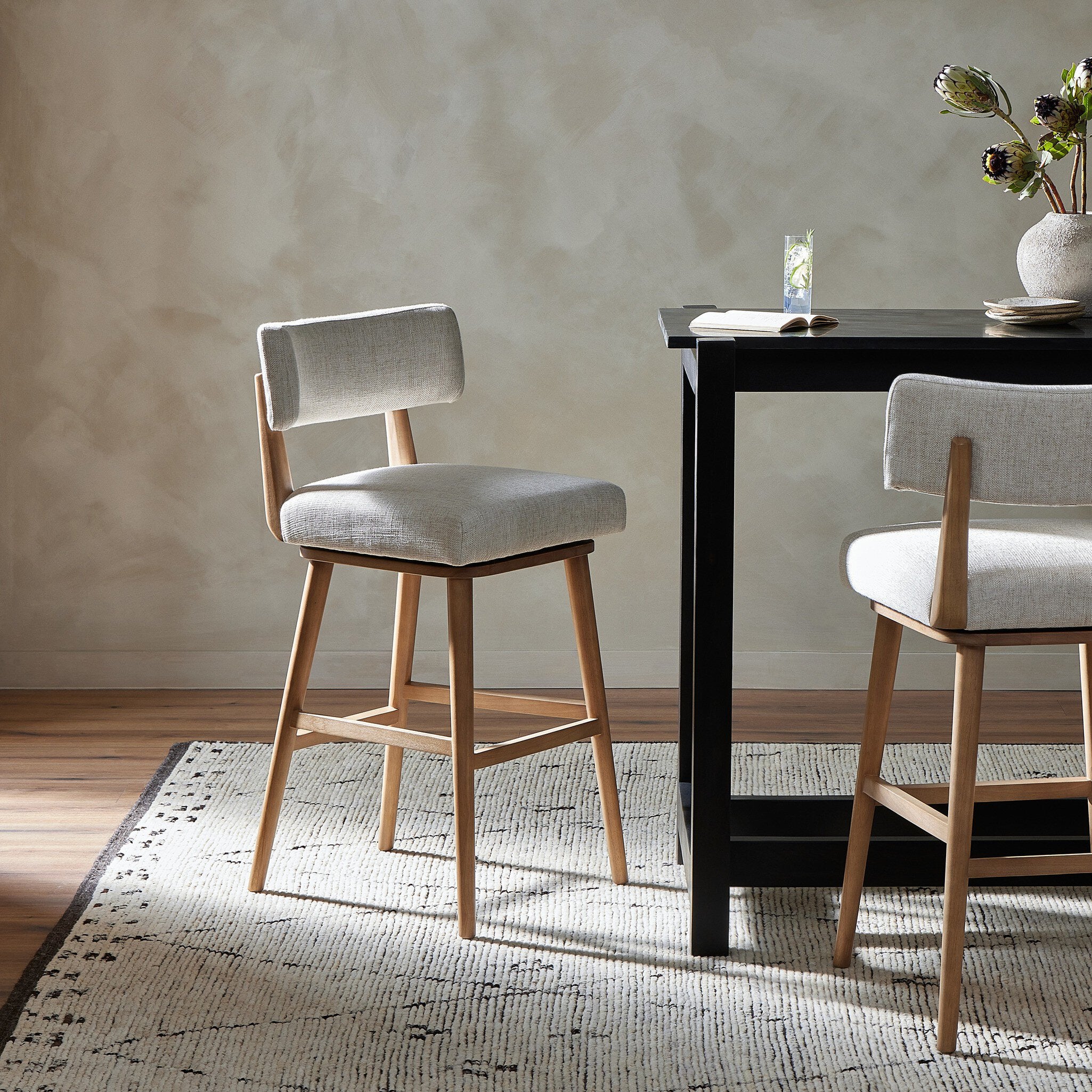 Lowell Swivel Bar + Counter Stool-Bar + Counter Stools-StyleMeGHD