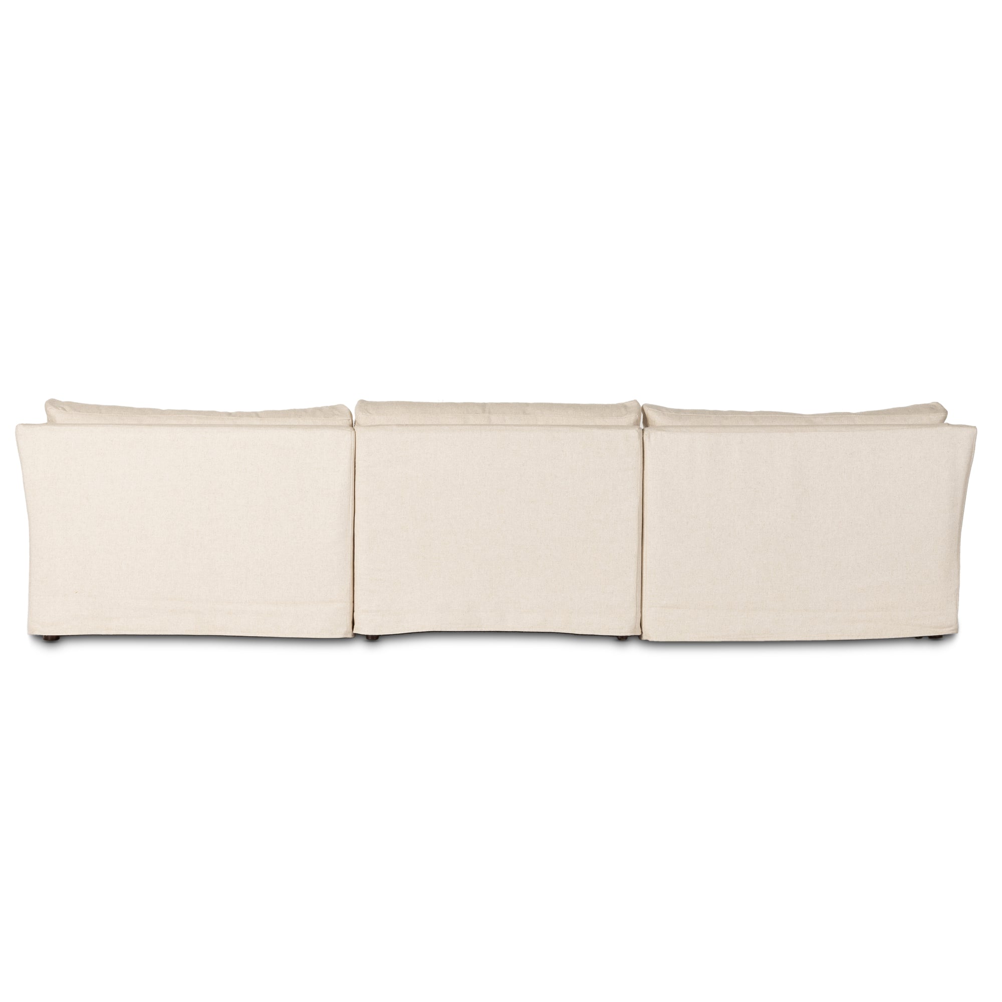 Delray 3-piece Slipcover Sectional