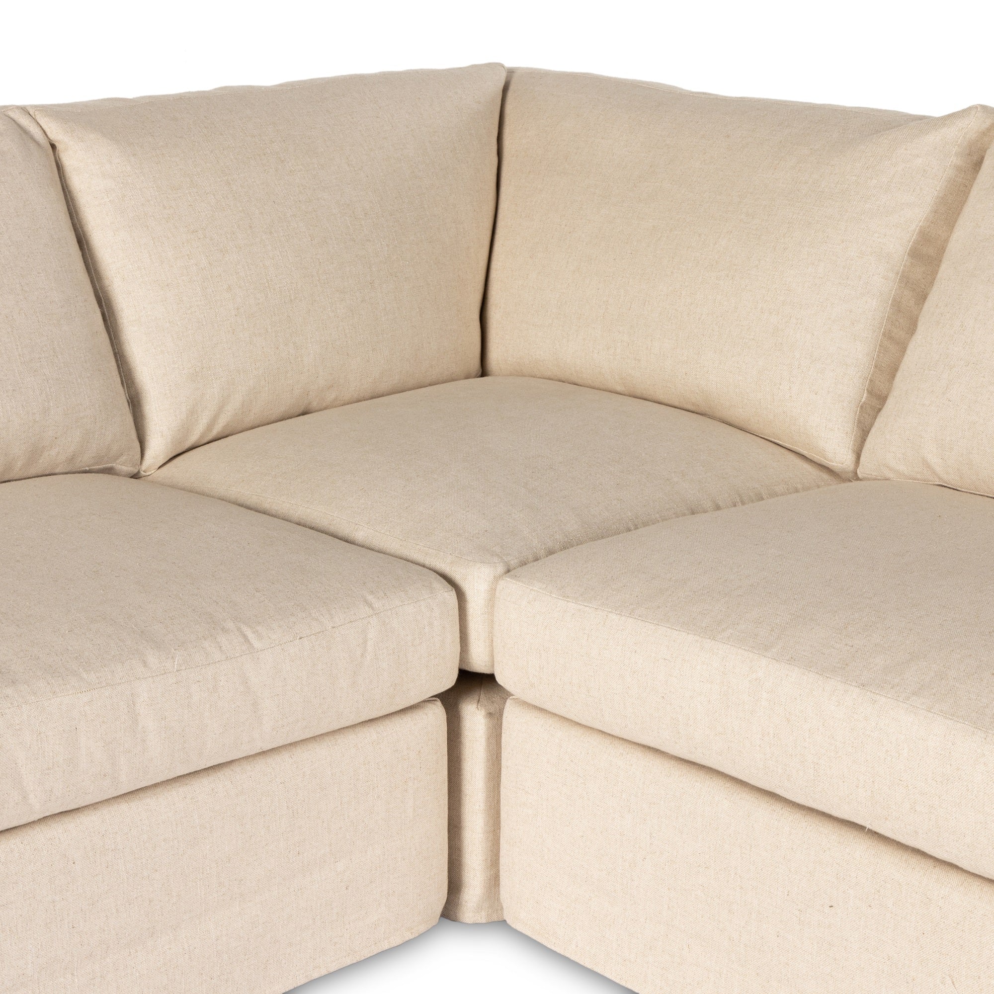 Delray 5-piece Slipcover Sectional