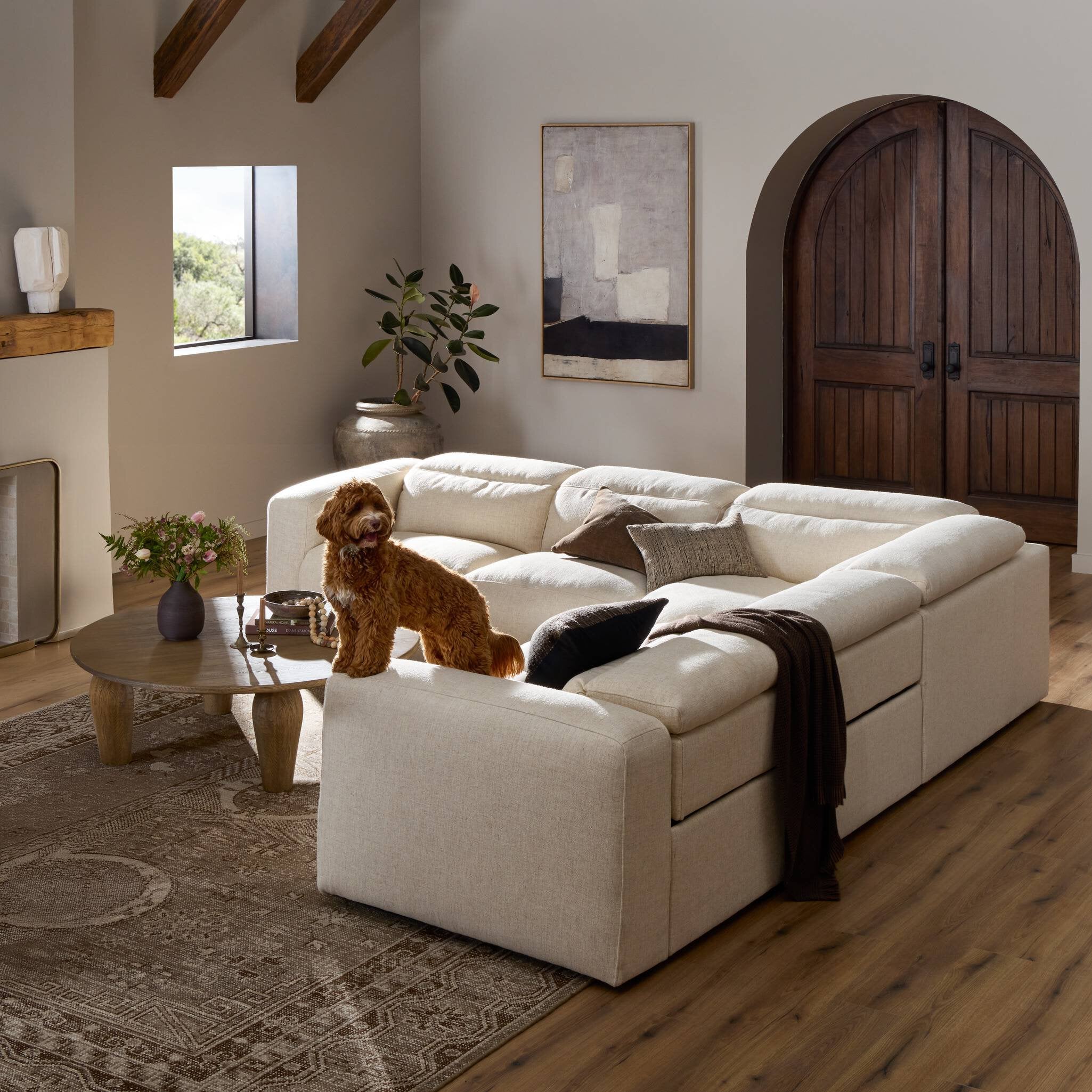 Romina Power Recliner 5-Piece Sectional-Sectionals-StyleMeGHD