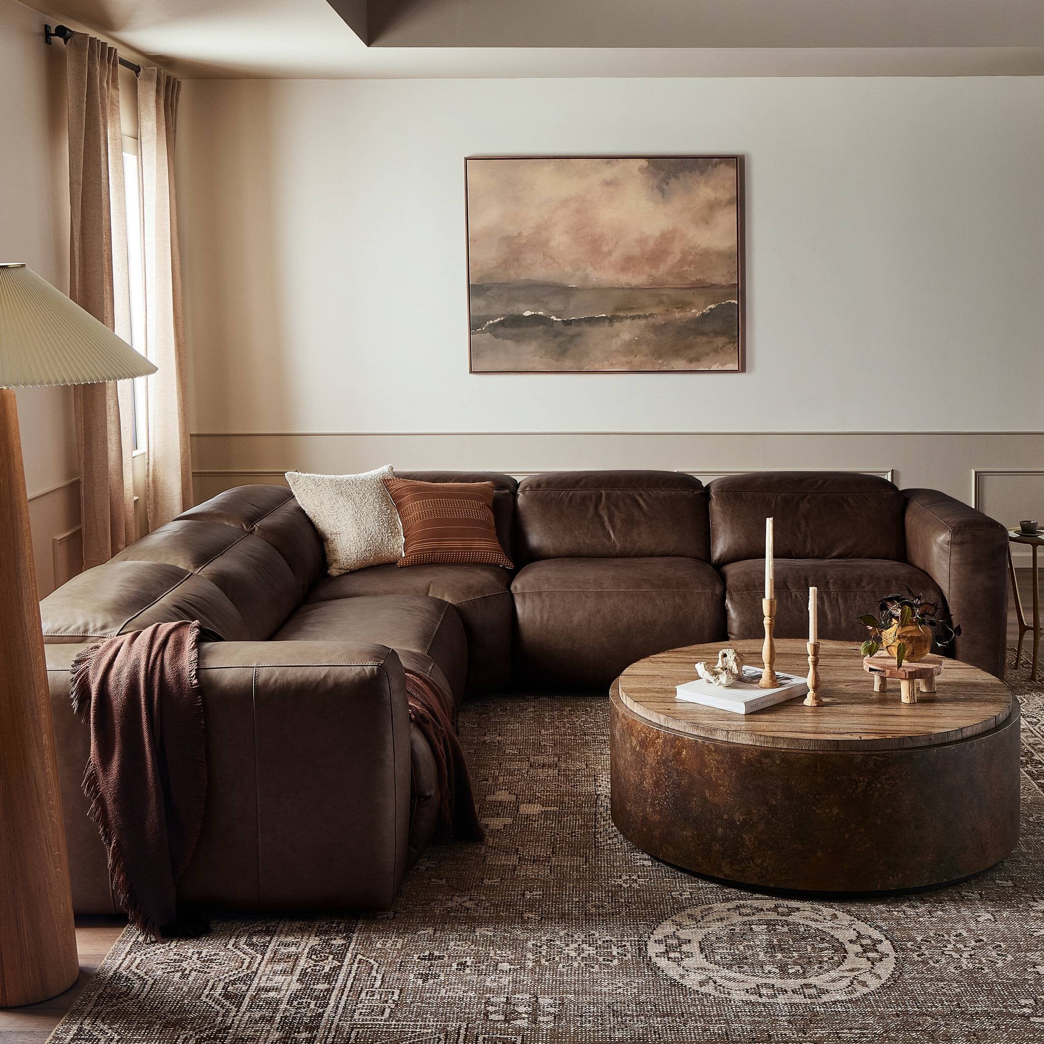 Romina Power Recliner 5-Piece Sectional-Sectionals-StyleMeGHD