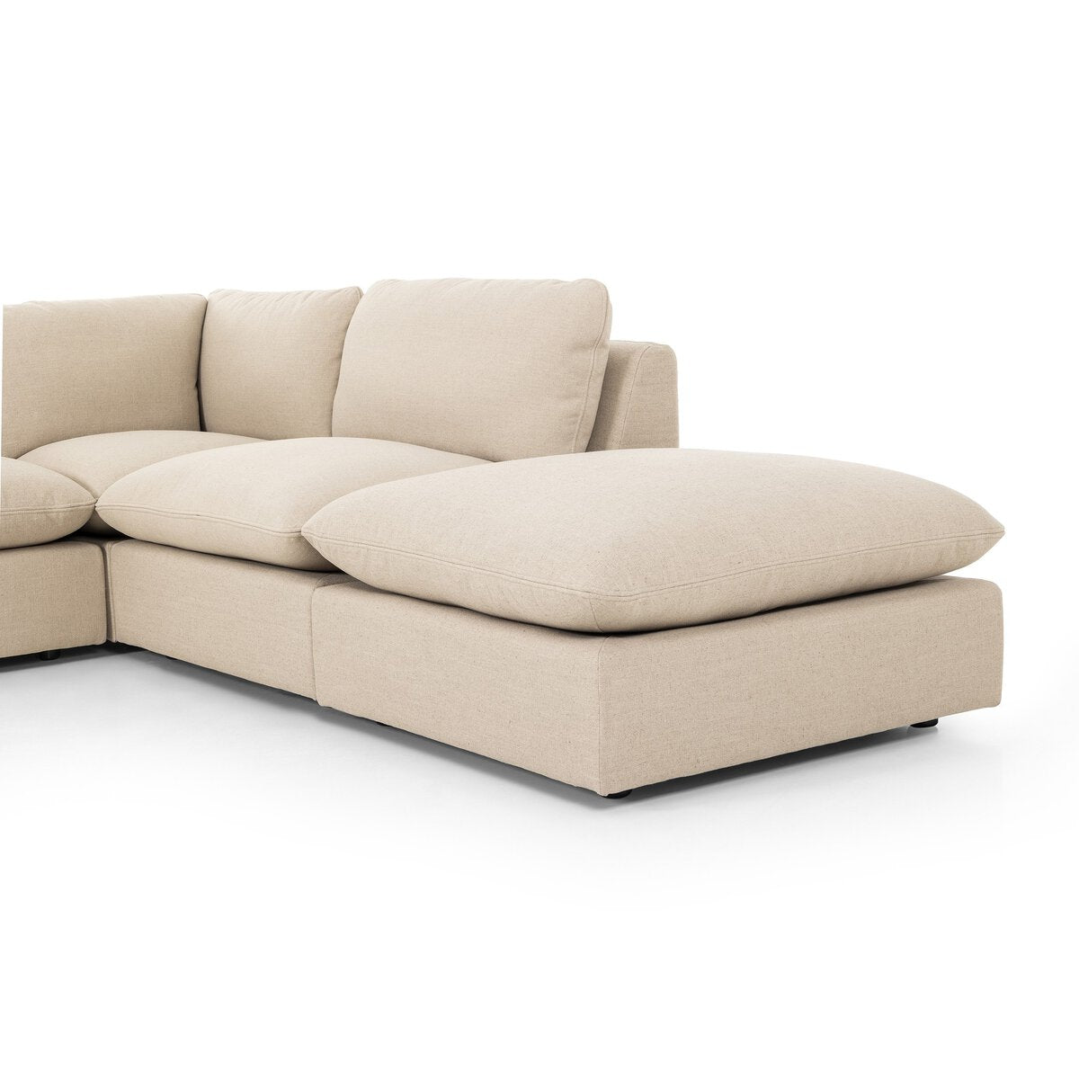 Ingrid 4-piece Sectional With Ottoman-Sectionals-StyleMeGHD