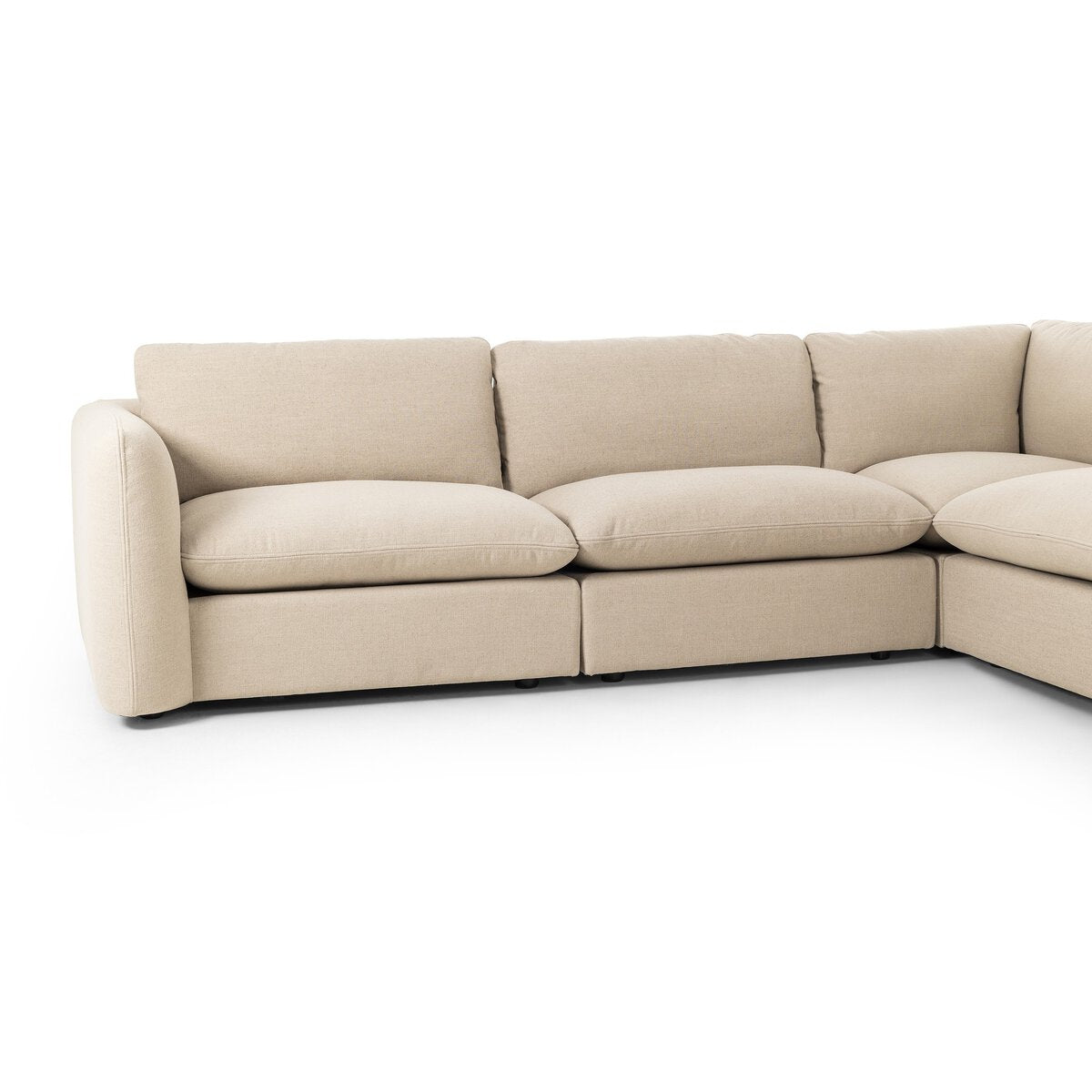 Ingrid 4-piece Sectional With Ottoman-Sectionals-StyleMeGHD