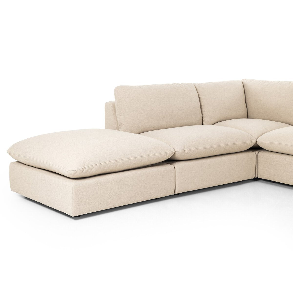 Ingrid 4-piece Sectional With Ottoman-Sectionals-StyleMeGHD