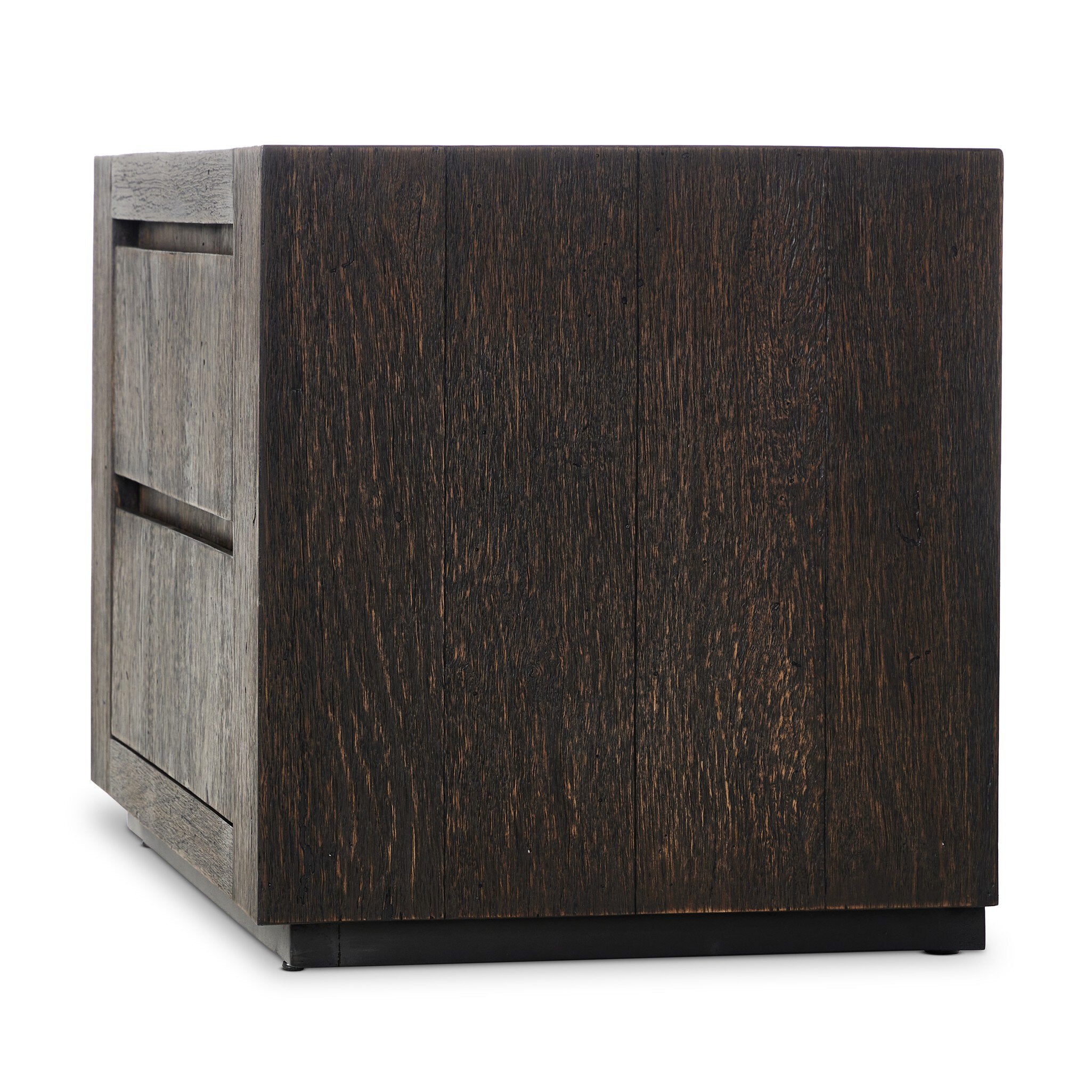 Adella Nightstand - Ebony Rustic Wormwood Oak - StyleMeGHD - Nightstands