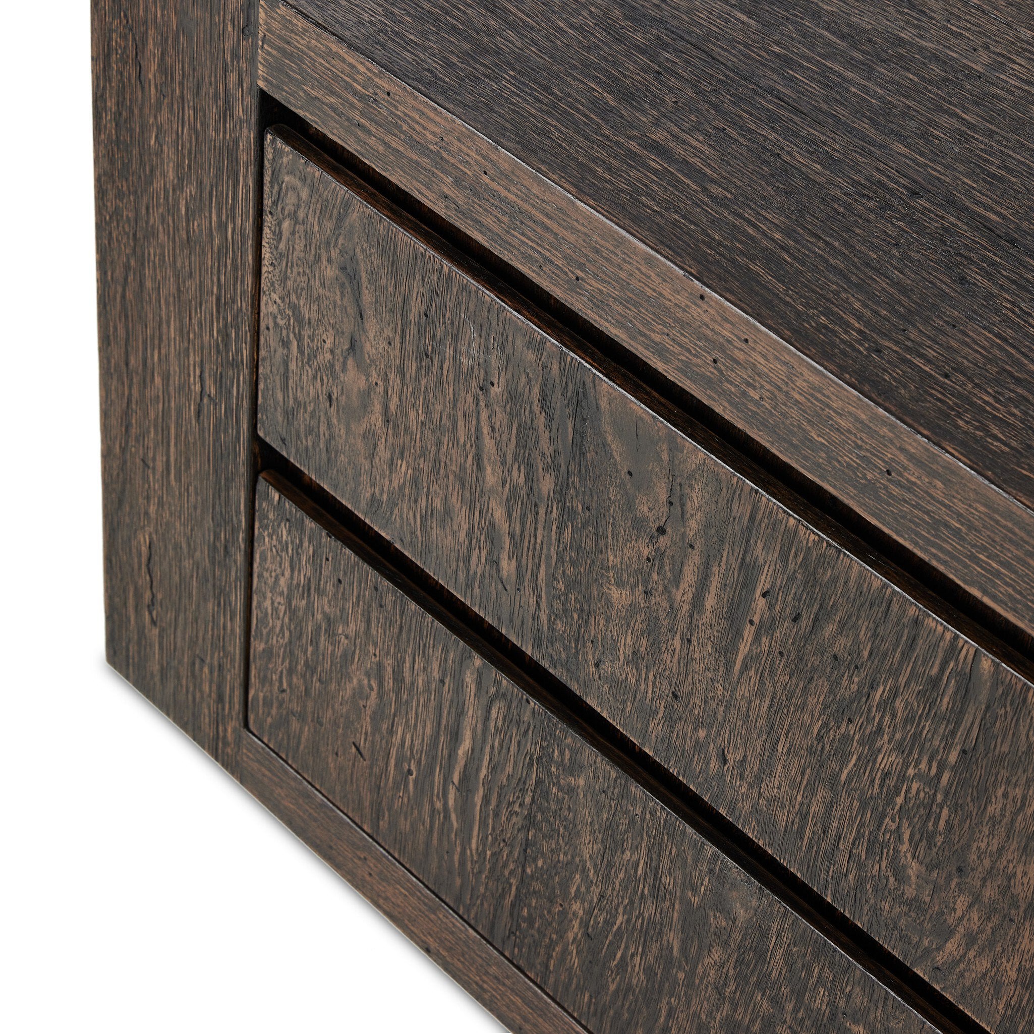 Adella Nightstand - Ebony Rustic Wormwood Oak - StyleMeGHD - Nightstands