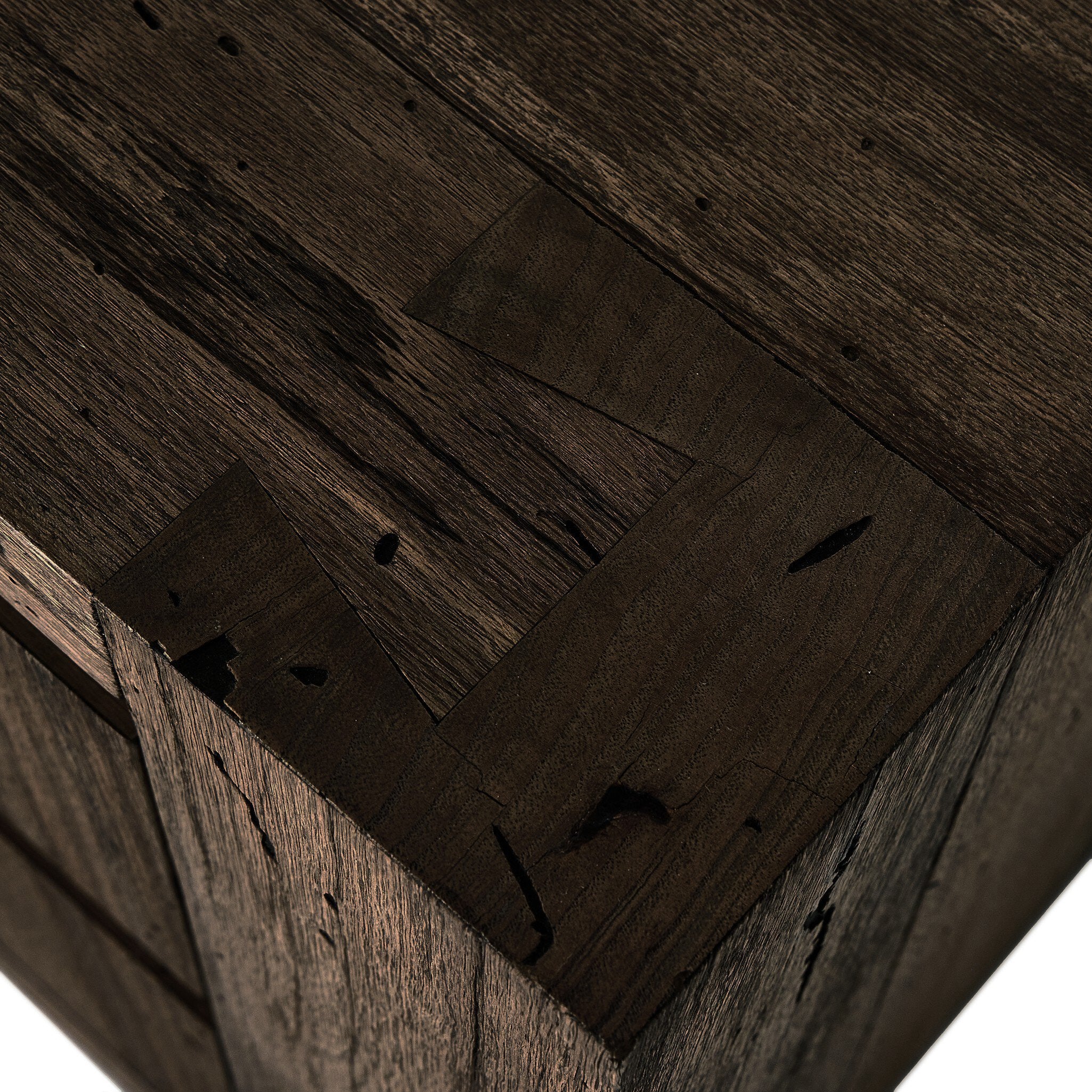 Adella Nightstand - Ebony Rustic Wormwood Oak - StyleMeGHD - Nightstands