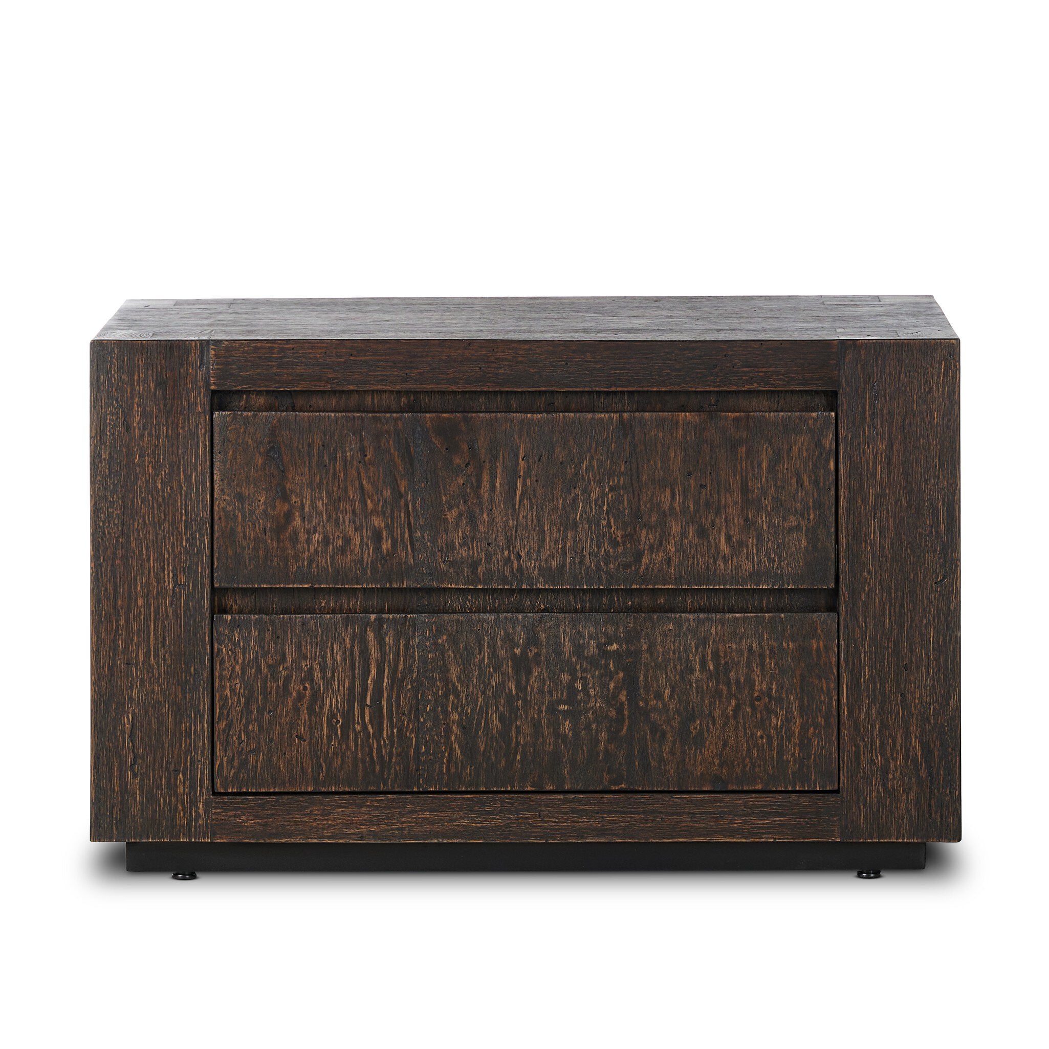 Adella Nightstand - Ebony Rustic Wormwood Oak - StyleMeGHD - Nightstands