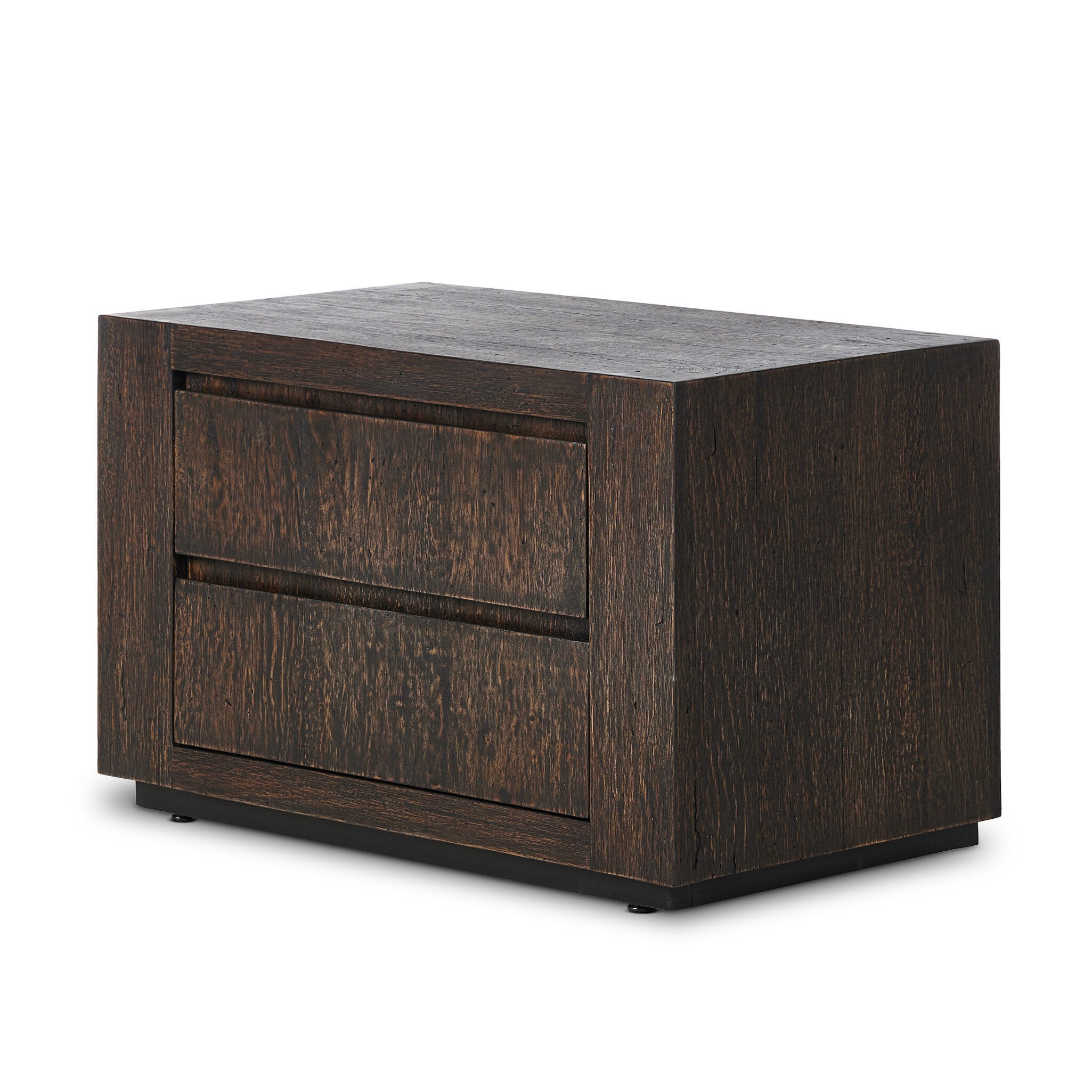 Adella Nightstand - Ebony Rustic Wormwood Oak - StyleMeGHD - Nightstands