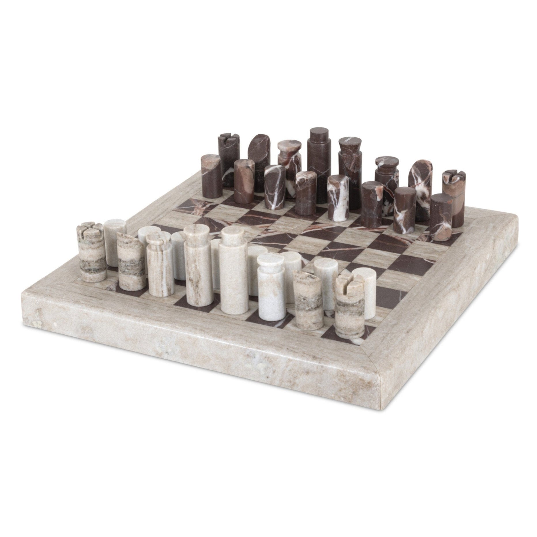 Stone Chess Set-Decorative Objects-StyleMeGHD