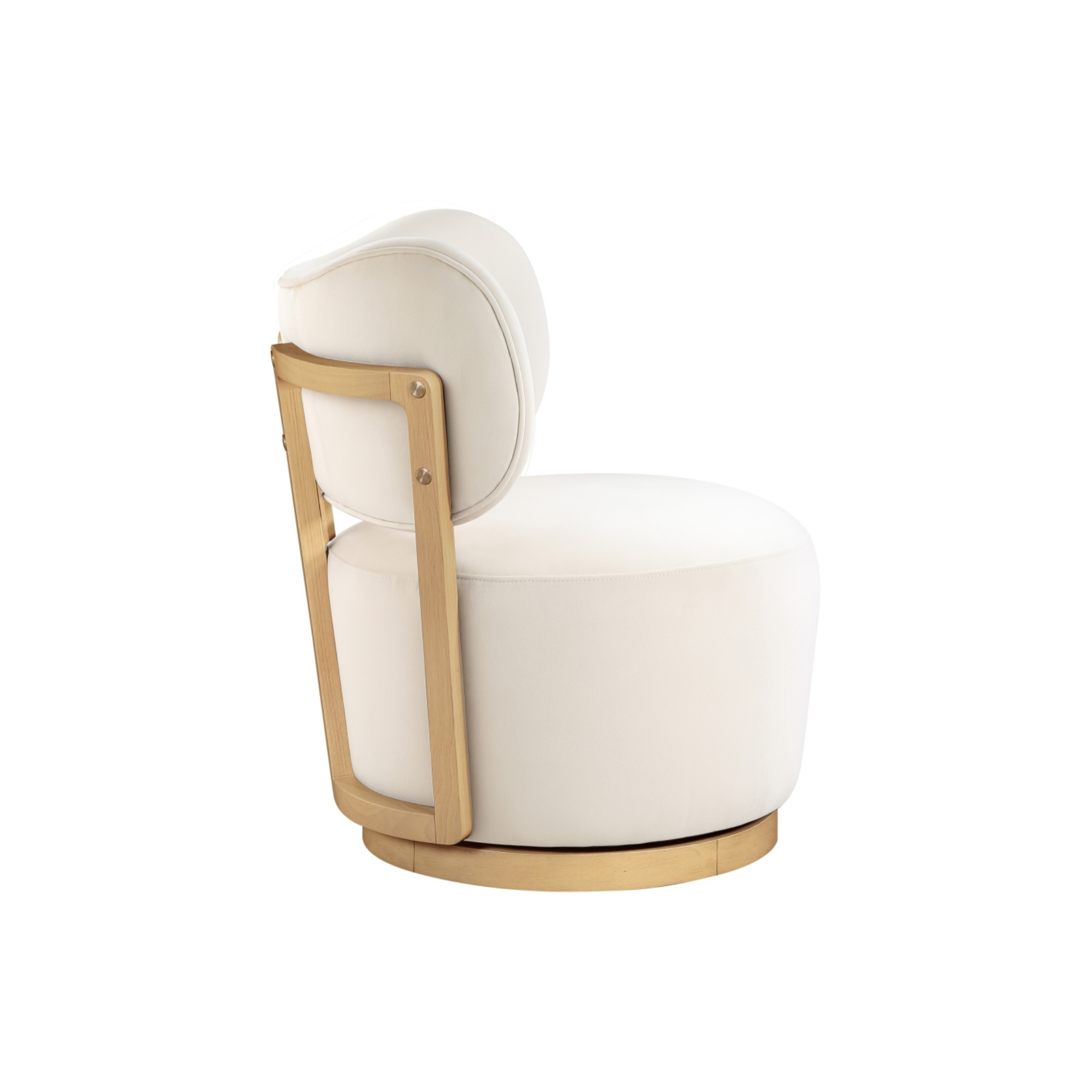 Velara Velvet Swivel Chair