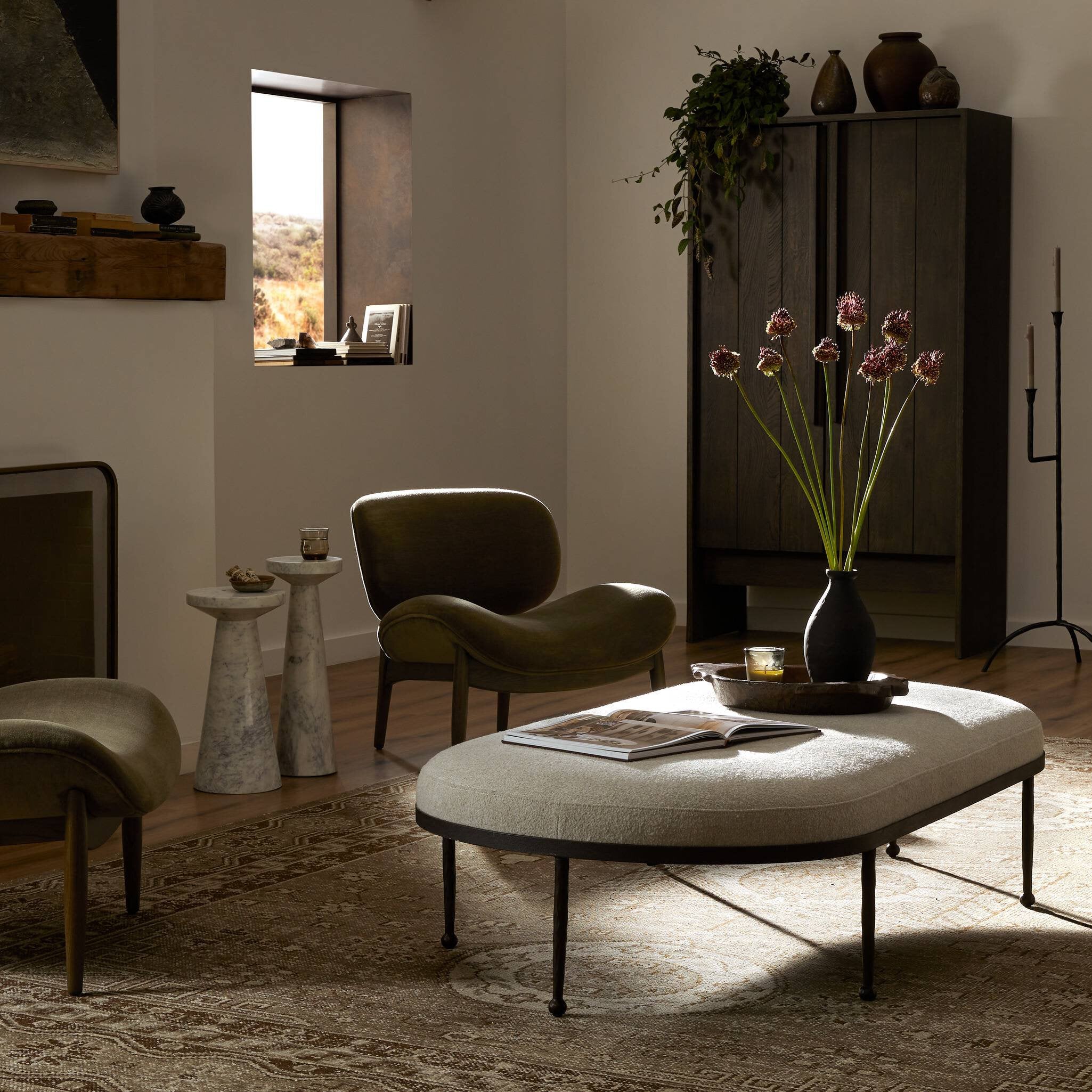 Korina Cocktail Ottoman