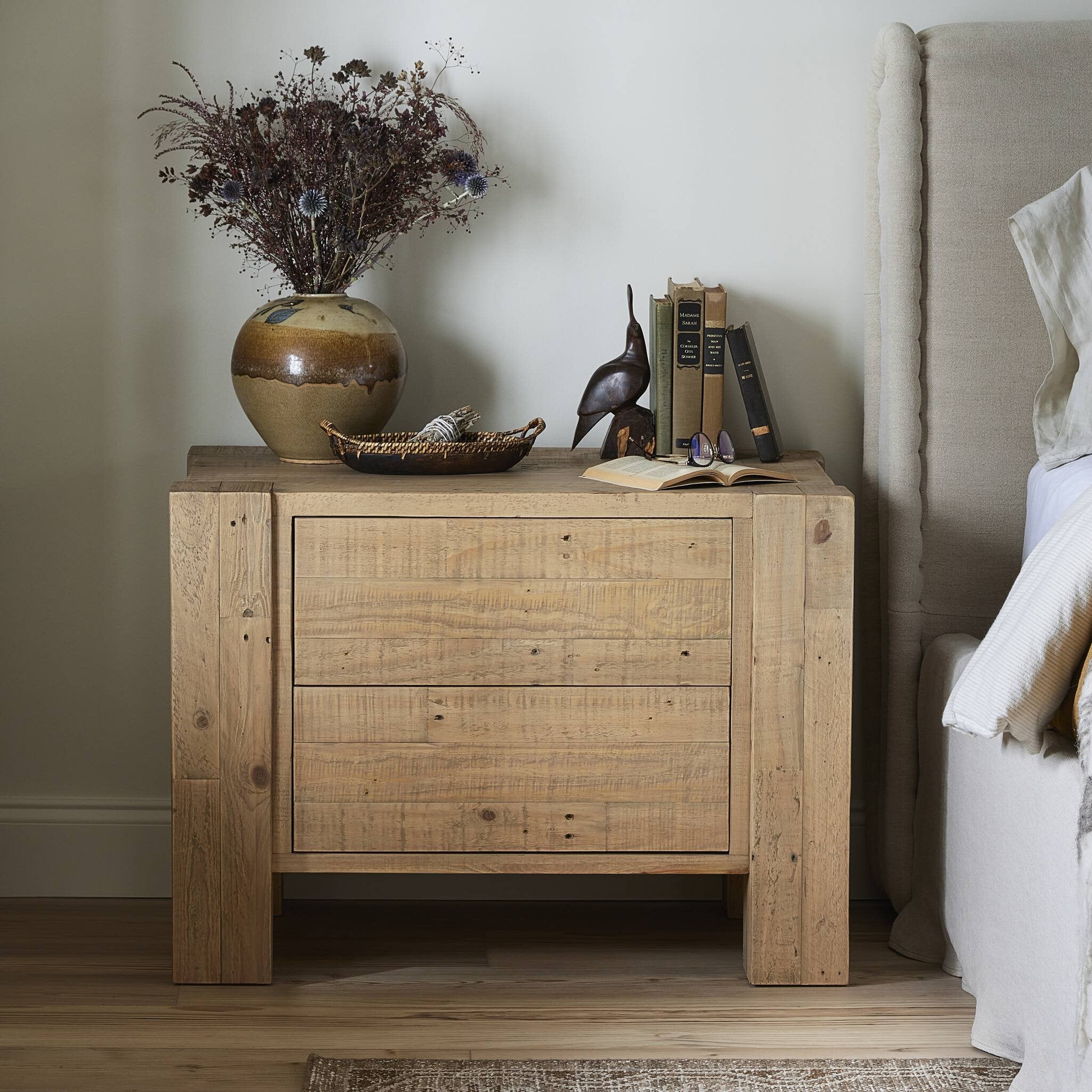 Petra Nightstand LIGHT BLONDIE PINE - StyleMeGHD - Nightstands