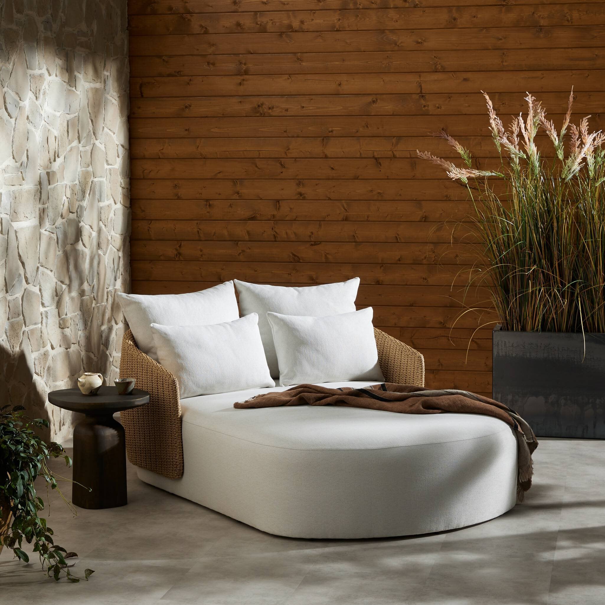 Rowen Outdoor Double Chaise - StyleMeGHD - Outdoor Lounge Seating