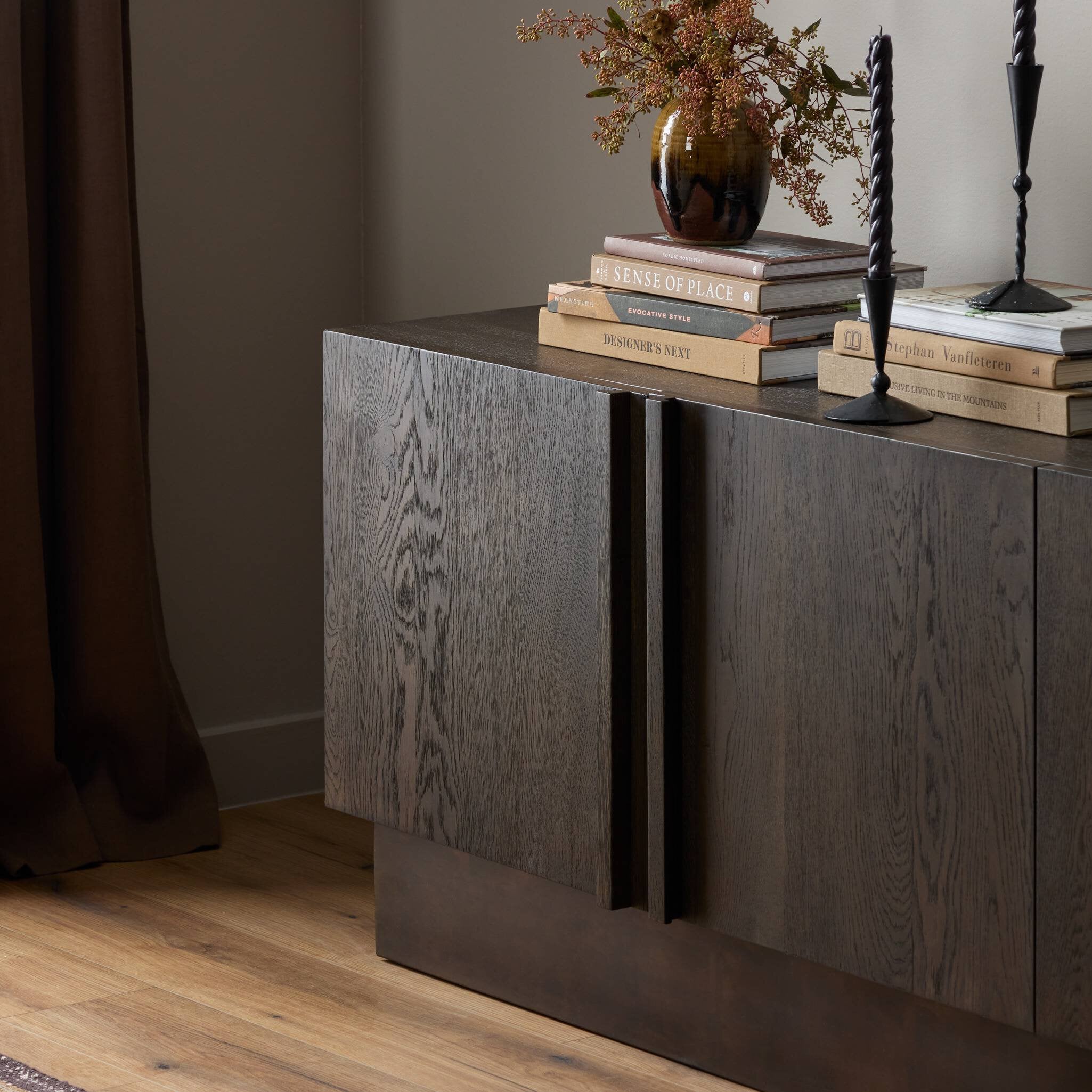 Gustavo Media Console-Consoles + Sideboards-StyleMeGHD