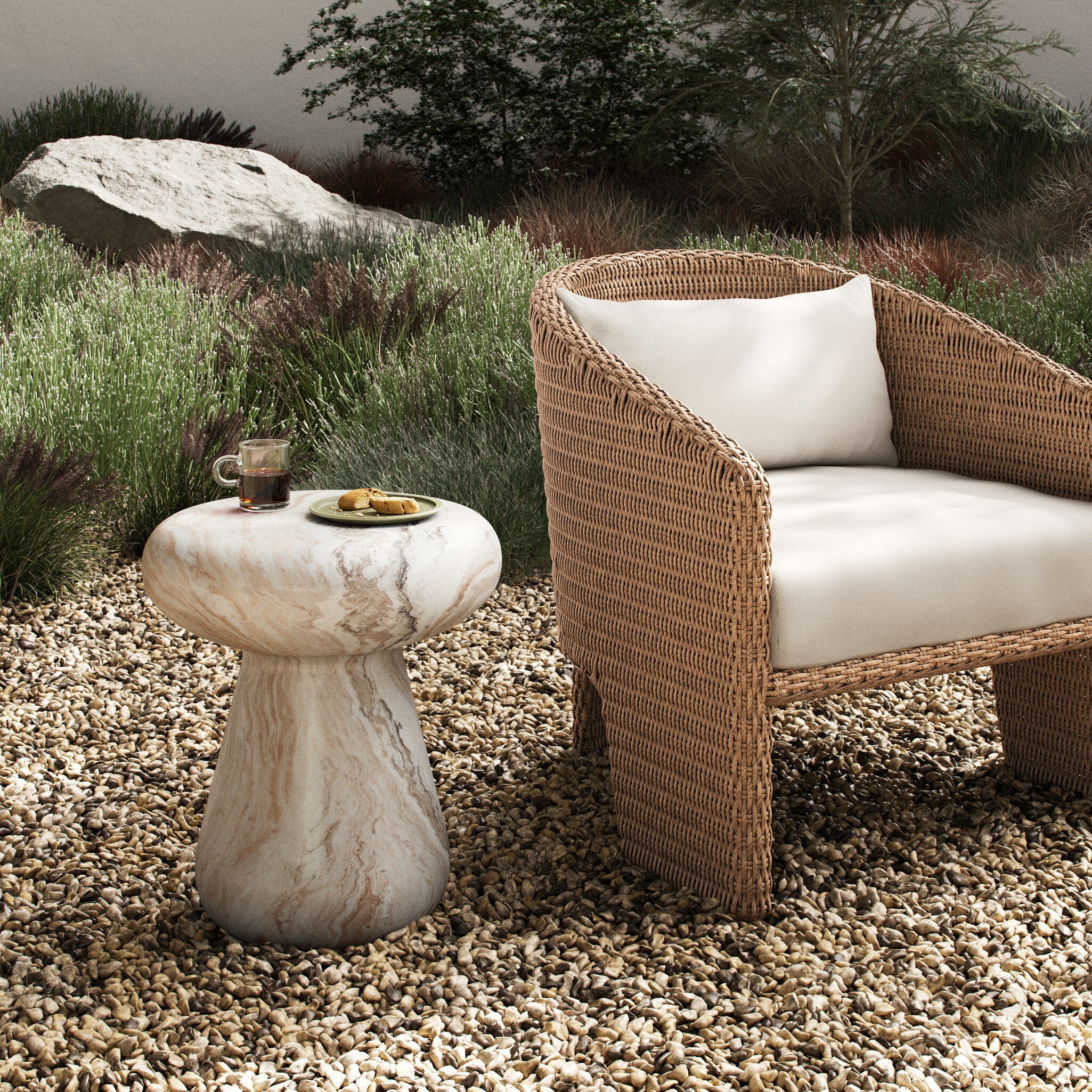 Tessa Outdoor End Table
