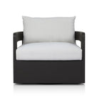 Levin Outdoor Metal Swivel Chair