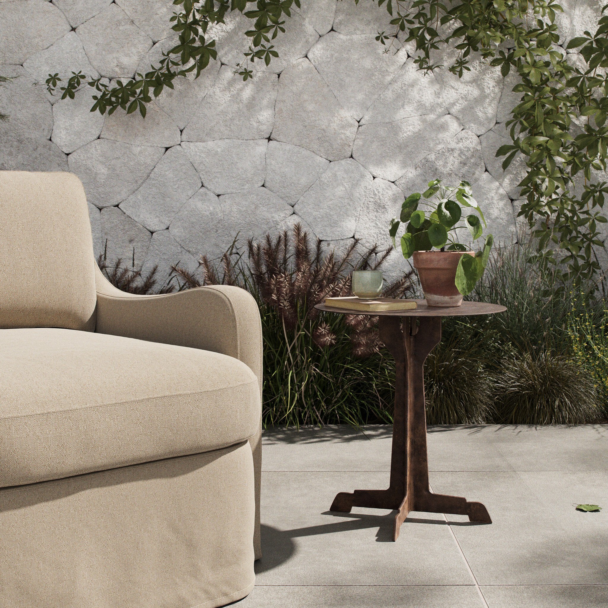 Marlon Outdoor End Table - StyleMeGHD - Outdoor Occasional Tables