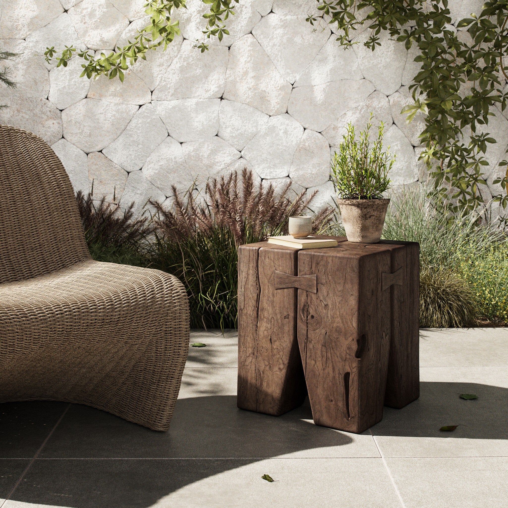 Ofelia Outdoor End Table - StyleMeGHD - Outdoor Occasional Tables