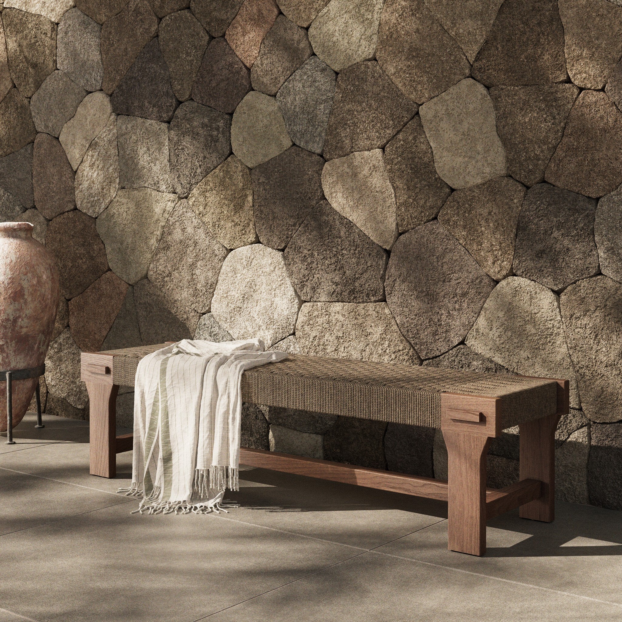 Maxim Outdoor Bench - StyleMeGHD - Outdoor Lounge Seating