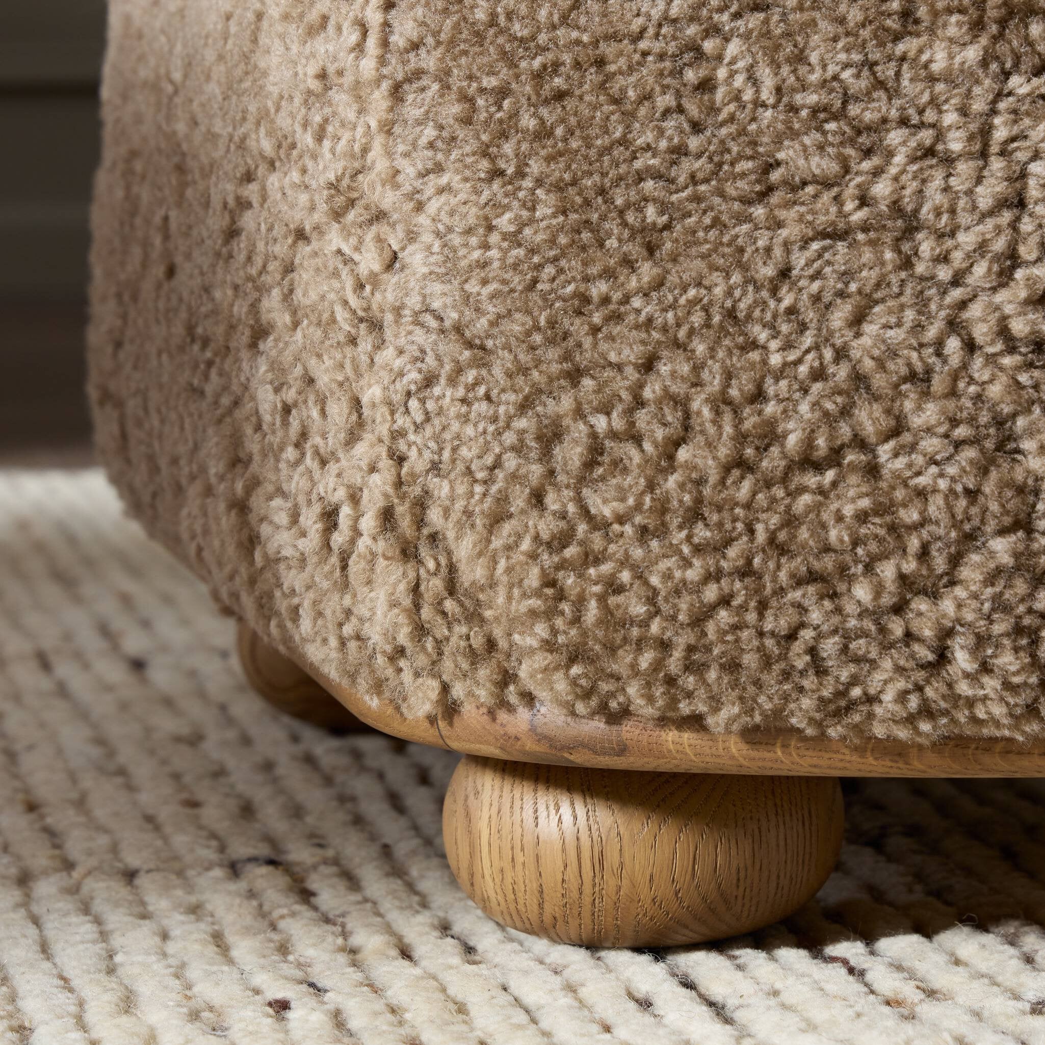 Zuri Oval Ottoman