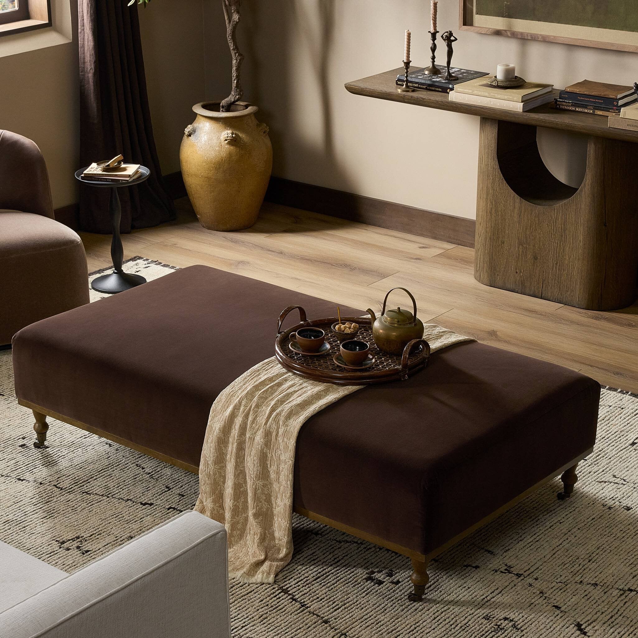 Hannah Cocktail Ottoman - StyleMeGHD - Ottomans, Benches + Poufs
