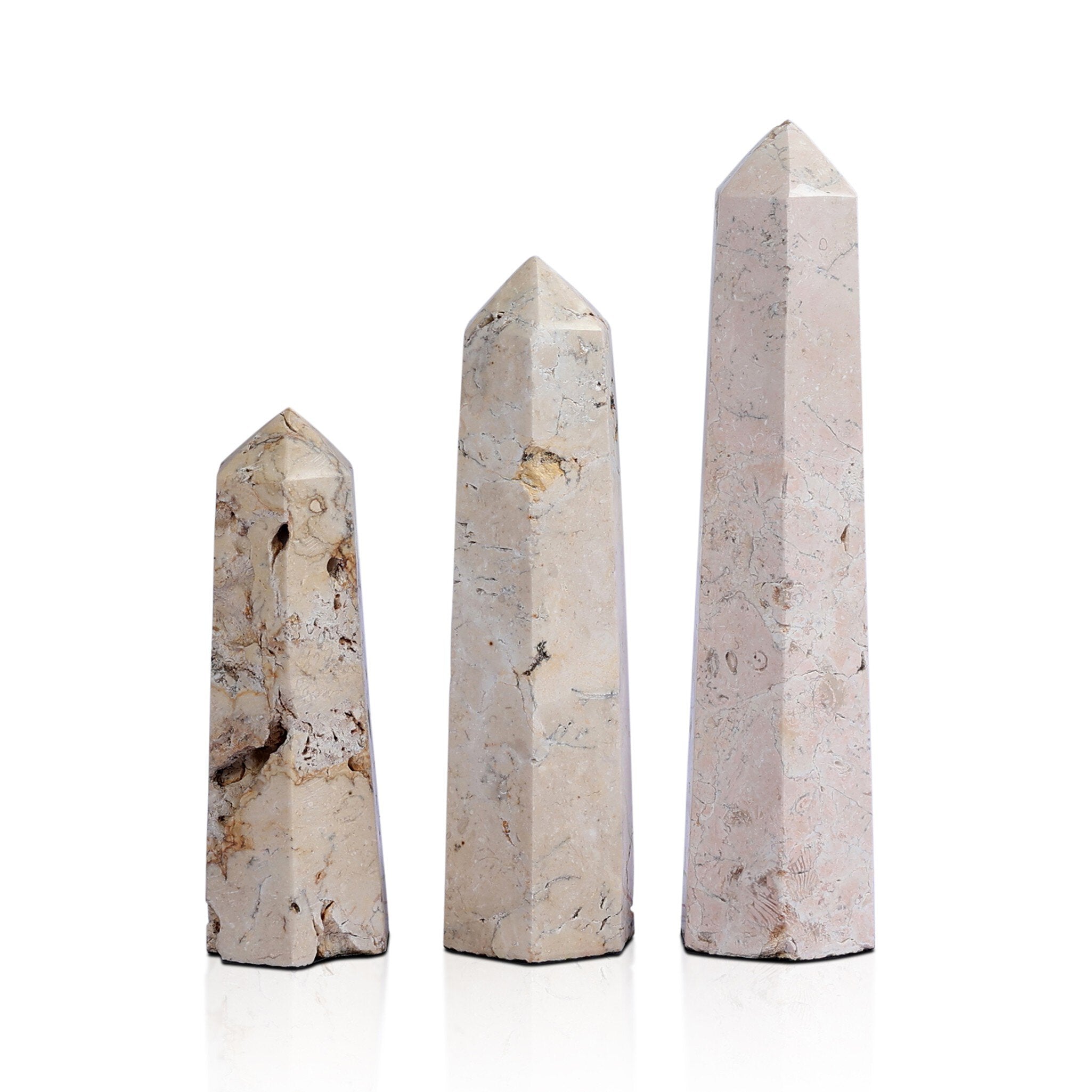 Lillian Obelisk Set-Decorative Objects-StyleMeGHD