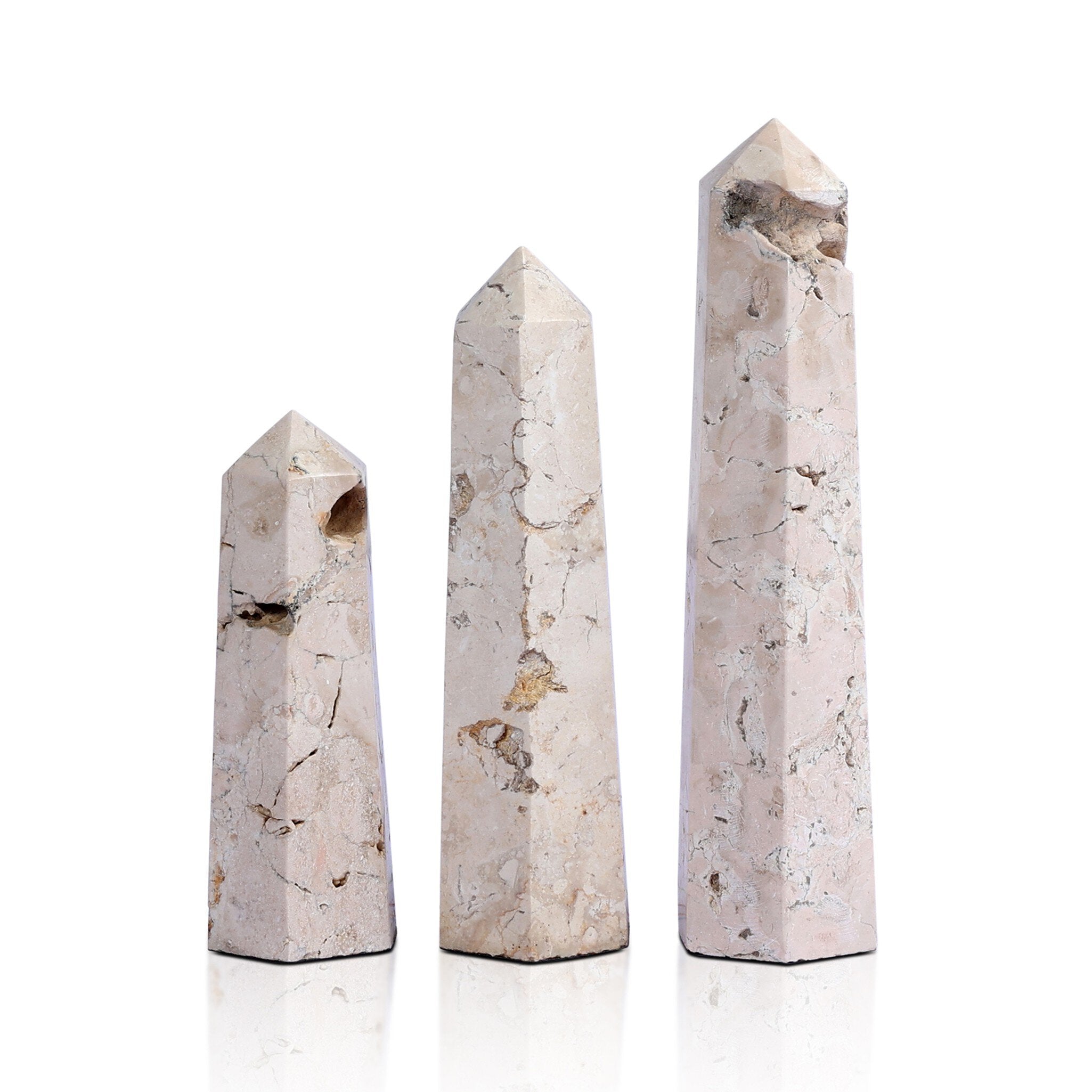 Lillian Obelisk Set-Decorative Objects-StyleMeGHD